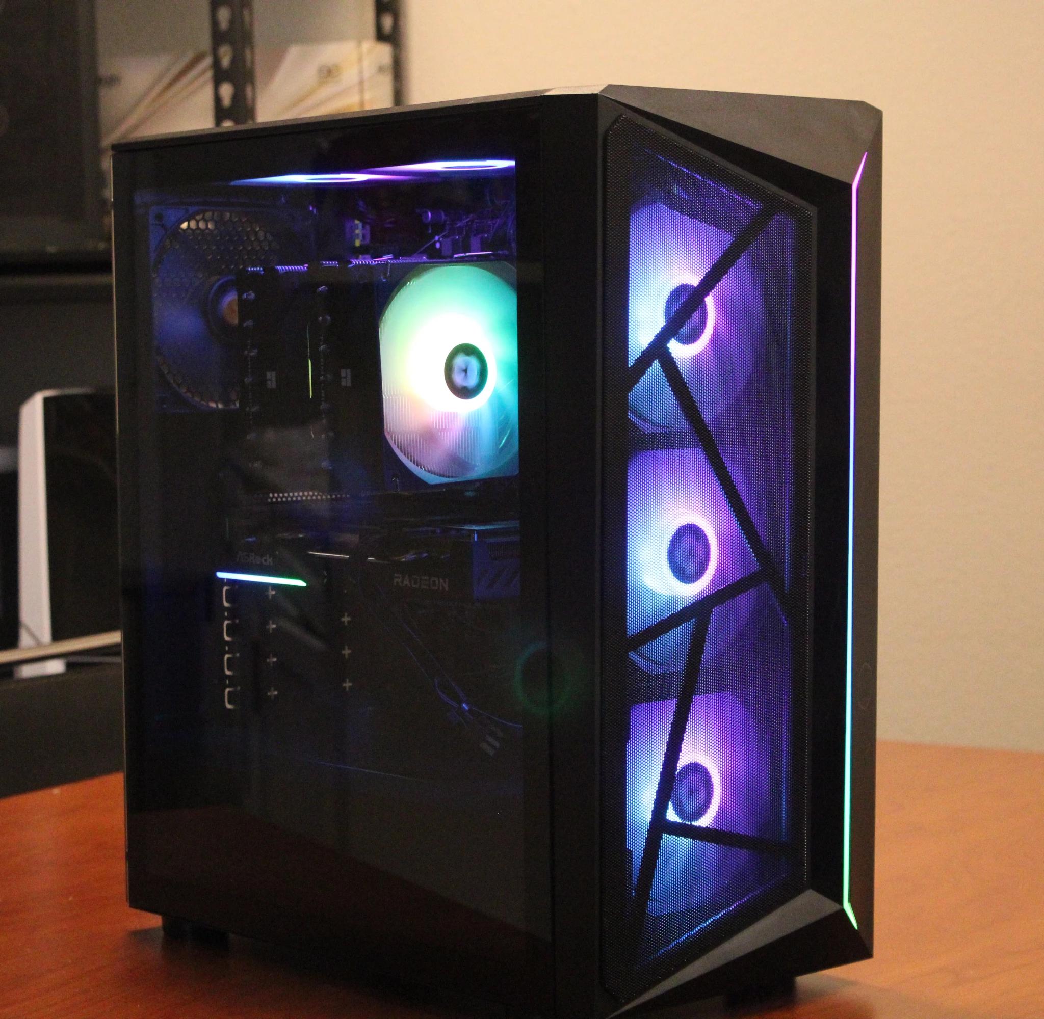 9060 XT OC 16GB / R5 7600X / 16GB DDR5 6000 CL34 / 1TB NVME SSD / RGB / Win11 PRO