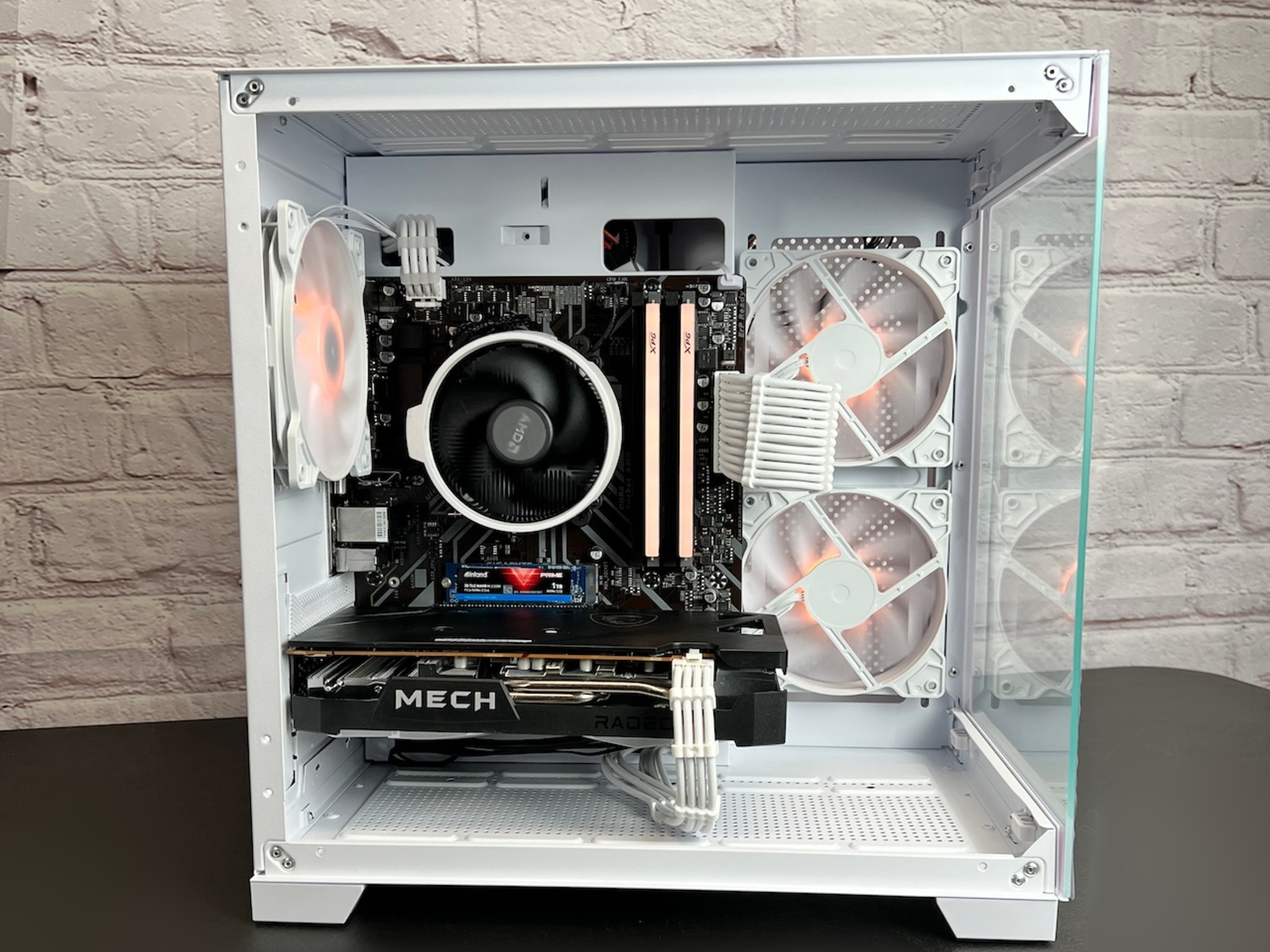 Ryzen 5 3600 RX 6600 16GB RAM 1TB M.2 Wifi 5 Bluetooth Window 10 Gaming PC