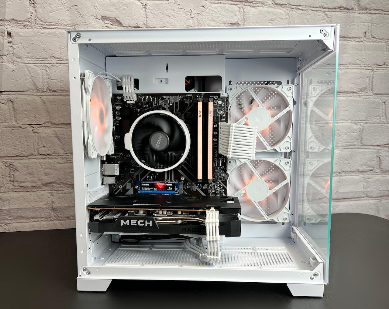 Ryzen 5 3600 RX 6600 16GB RAM 1TB M.2 Wifi 5 Bluetooth Window 10 Gaming PC