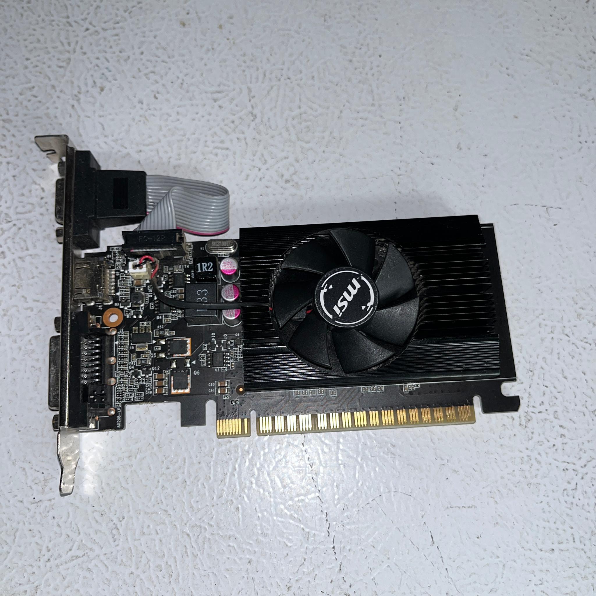 MSI GeForce GT 710 2GB DDR3 Low‑Profile Graphics Card – Tested & Working