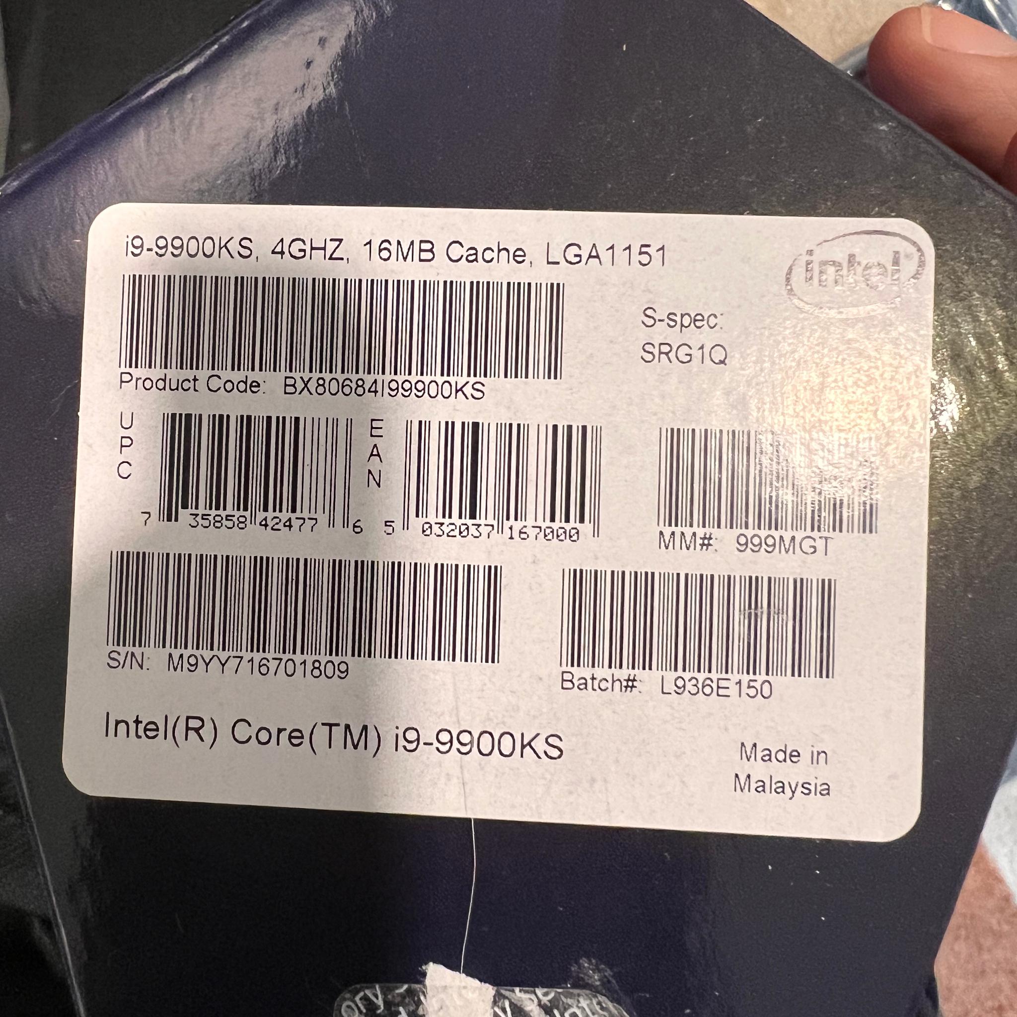 Intel Core i9-9900KS