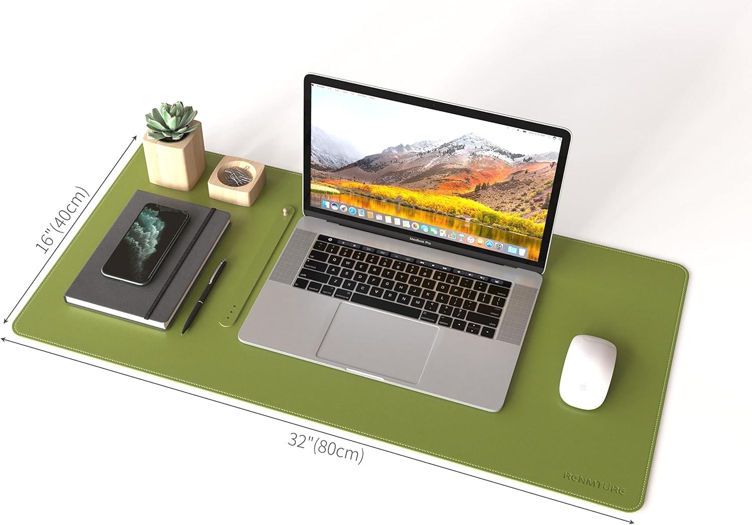Olive Green Waterproof Mousepad (XL 32" x 16")
