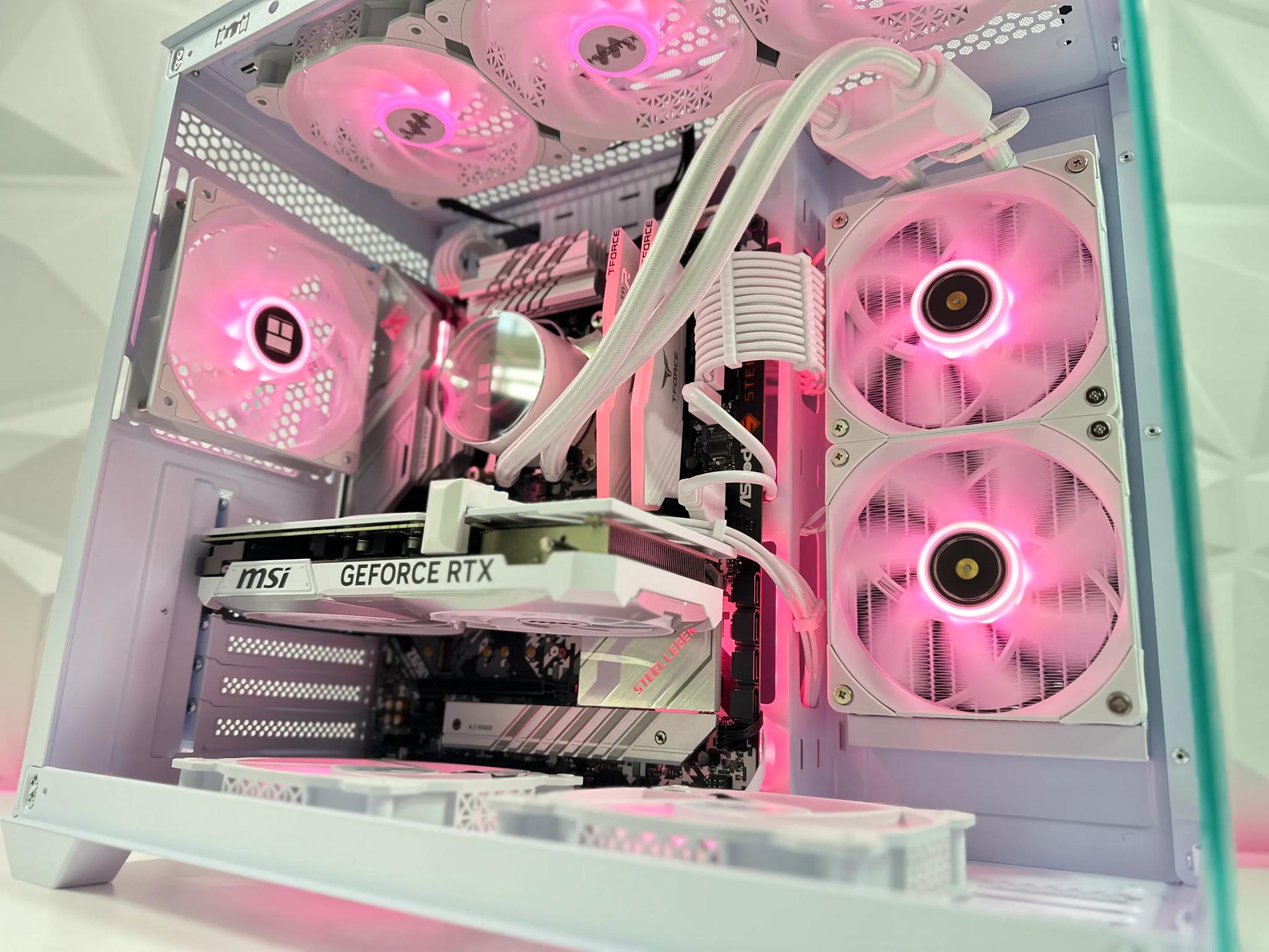 🧊👑 Night King🧟‍♂️🗡️ Gaming PC❄️Nvidia RTX 4070 12GB❄️Intel 13500 14-core❄️32GB DDR4❄️1TB NVME