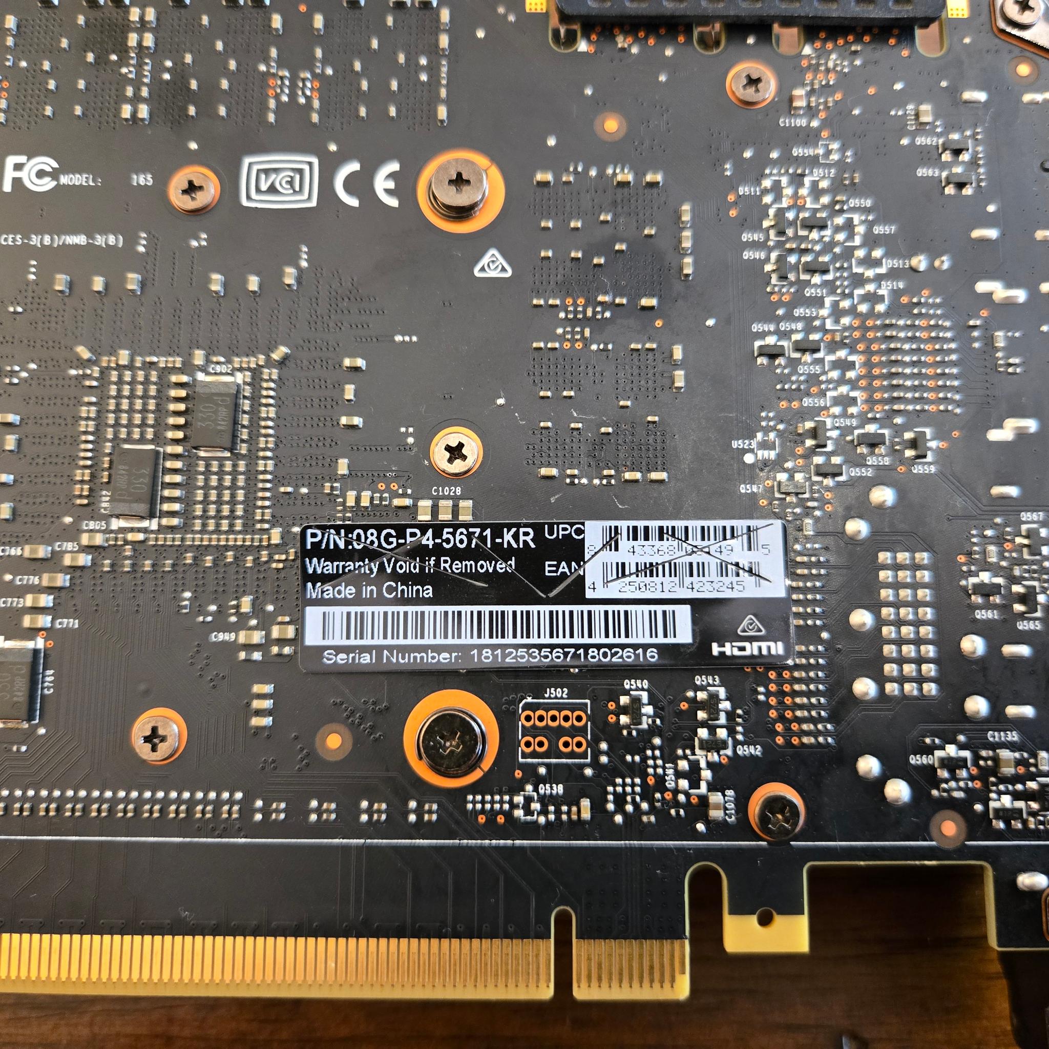 EVGA GeForce GTX 1070 Ti SC GAMING ACX 3.0 8GB GDDR5 08G-P4-5671-KR