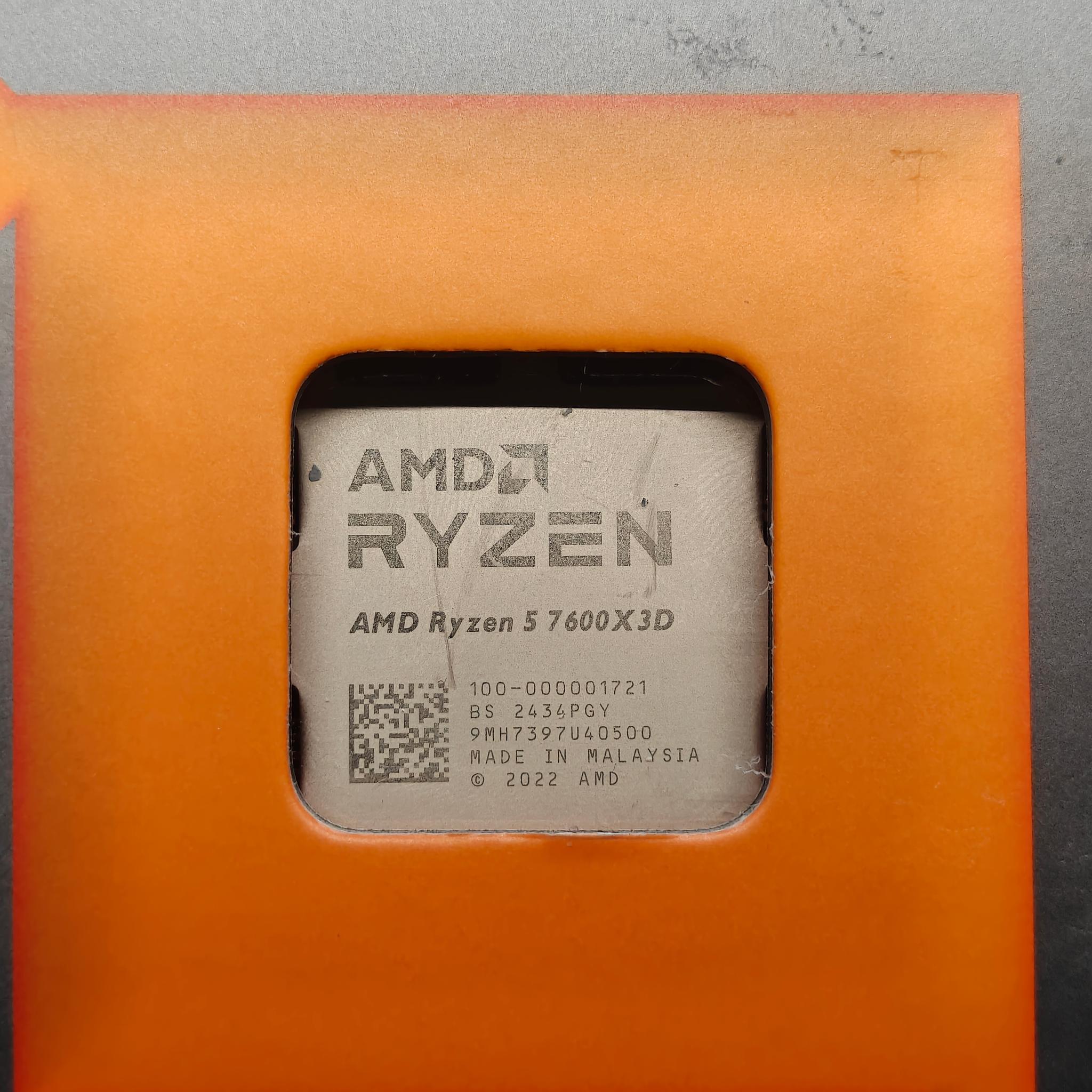 AMD Ryzen 5 7600x3d 4.7Ghz 6 core 12 thread AM5 CPU
