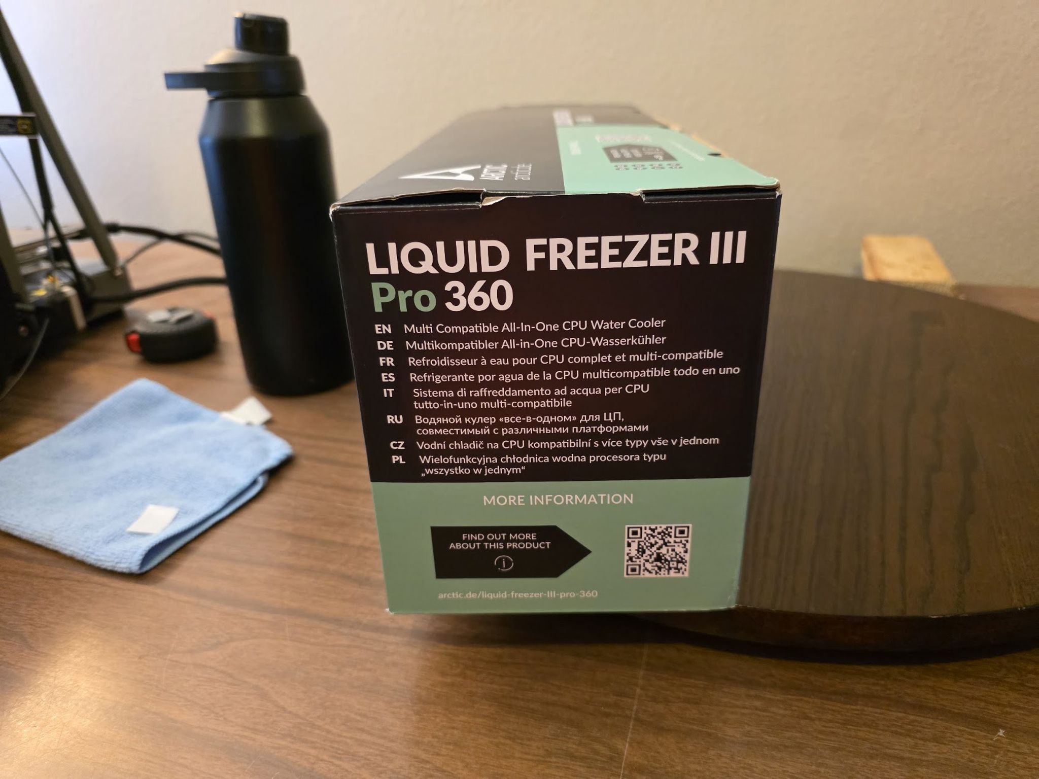 Arctic Cooling Liquid Freezer III PRO 360mm All in One Liquid CPU Cooling Kit - Black