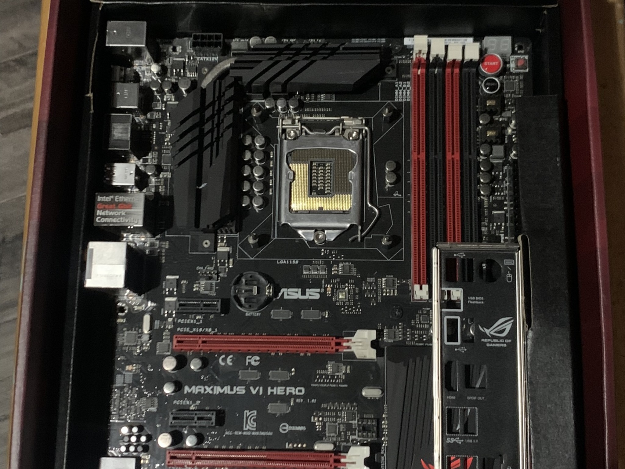 ASUS MAXIMUS VI HERO, LGA 1150, Intel Motherboard