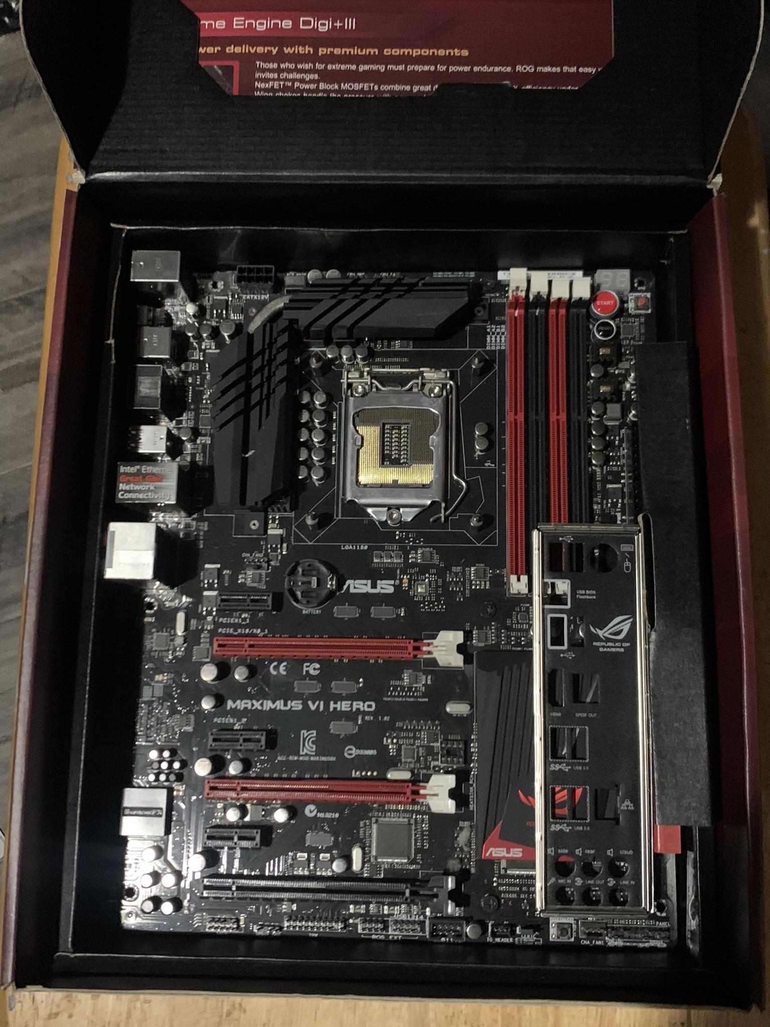 ASUS MAXIMUS VI HERO, LGA 1150, Intel Motherboard