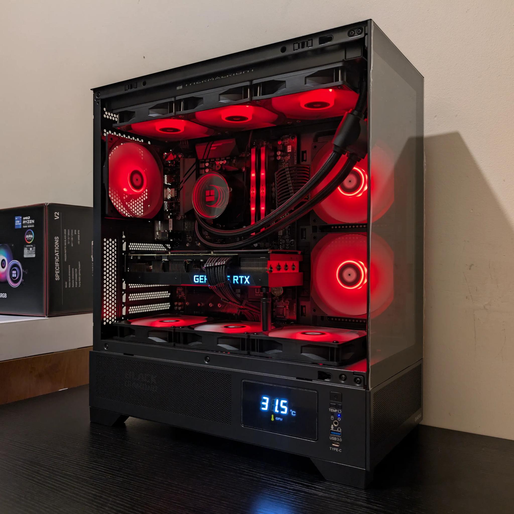 🐦‍⬛ 1440p Gaming Beast | RTX 3080 | Ryzen 7 5800X | 1TB SSD | 32GB RAM | WiFi & Bluetooth 🐦‍⬛
