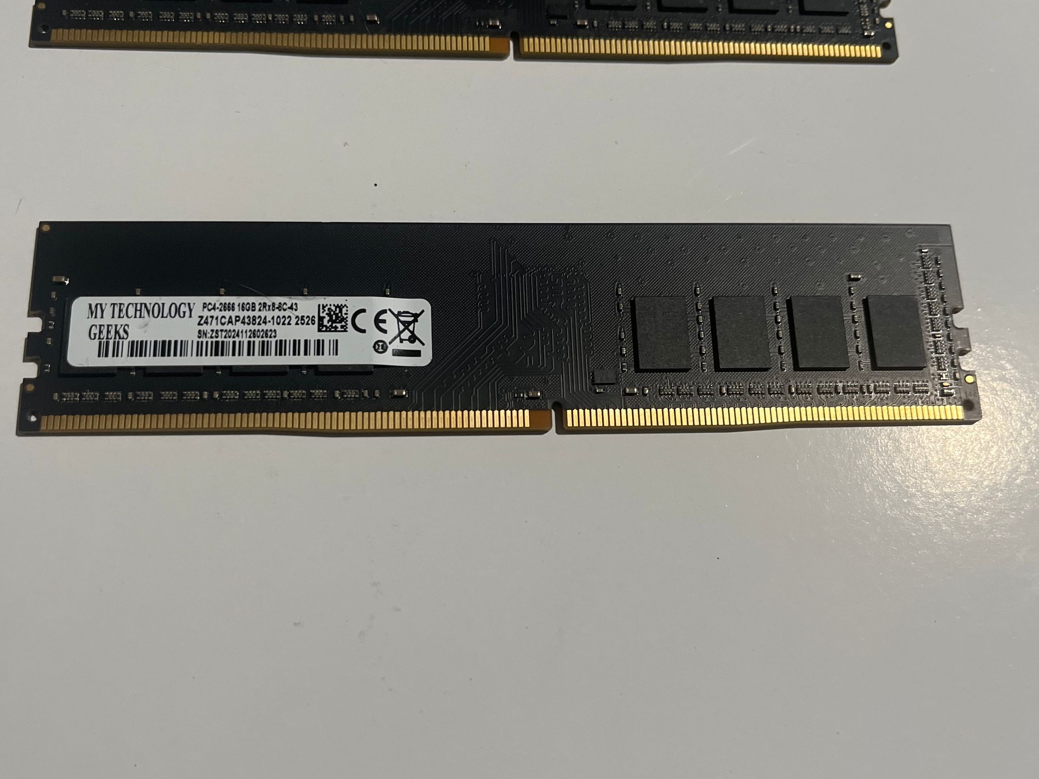 DDR4 2x8 16gb