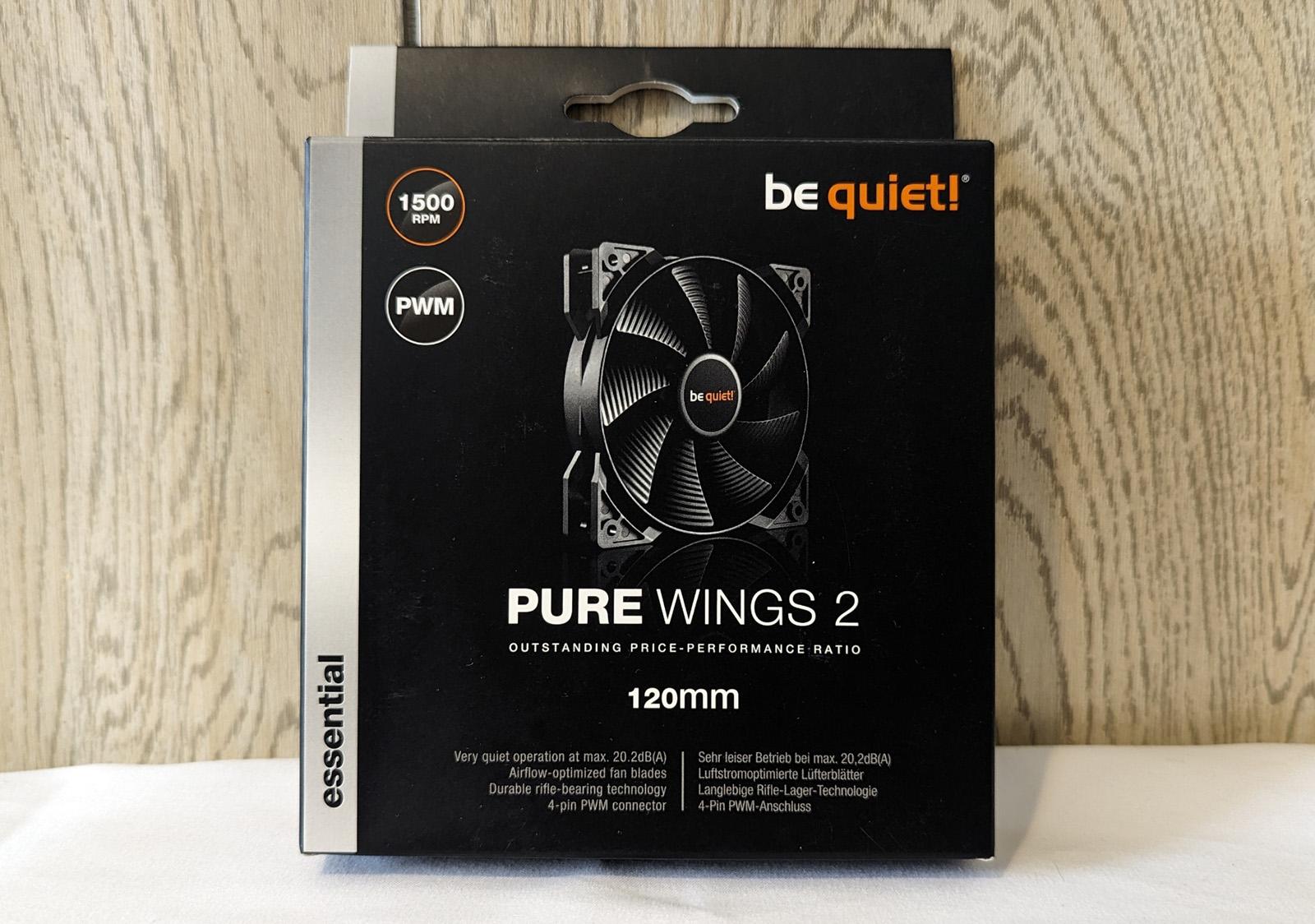 be quiet! Pure Wings 2 120mm PWM Case fans, Set of 2