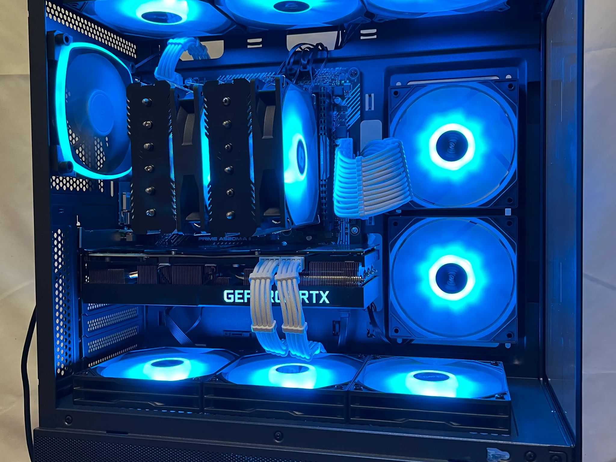 🌊Blue Lagoon🌊 | RTX 3080 PRO PC | Ryzen 5 5700G | 16GB RAM | 1TB SSD | Windows 11 Pro
