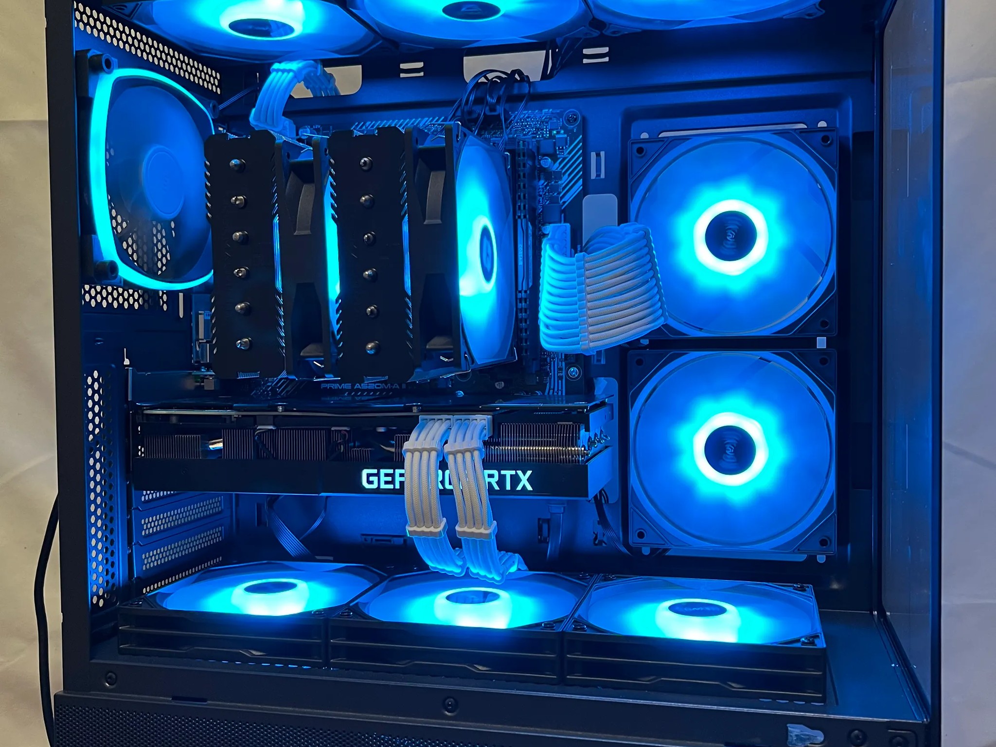🌊Blue Lagoon🌊 | RTX 3080 PRO PC | Ryzen 5 5700G | 16GB RAM | 1TB SSD | Windows 11 Pro