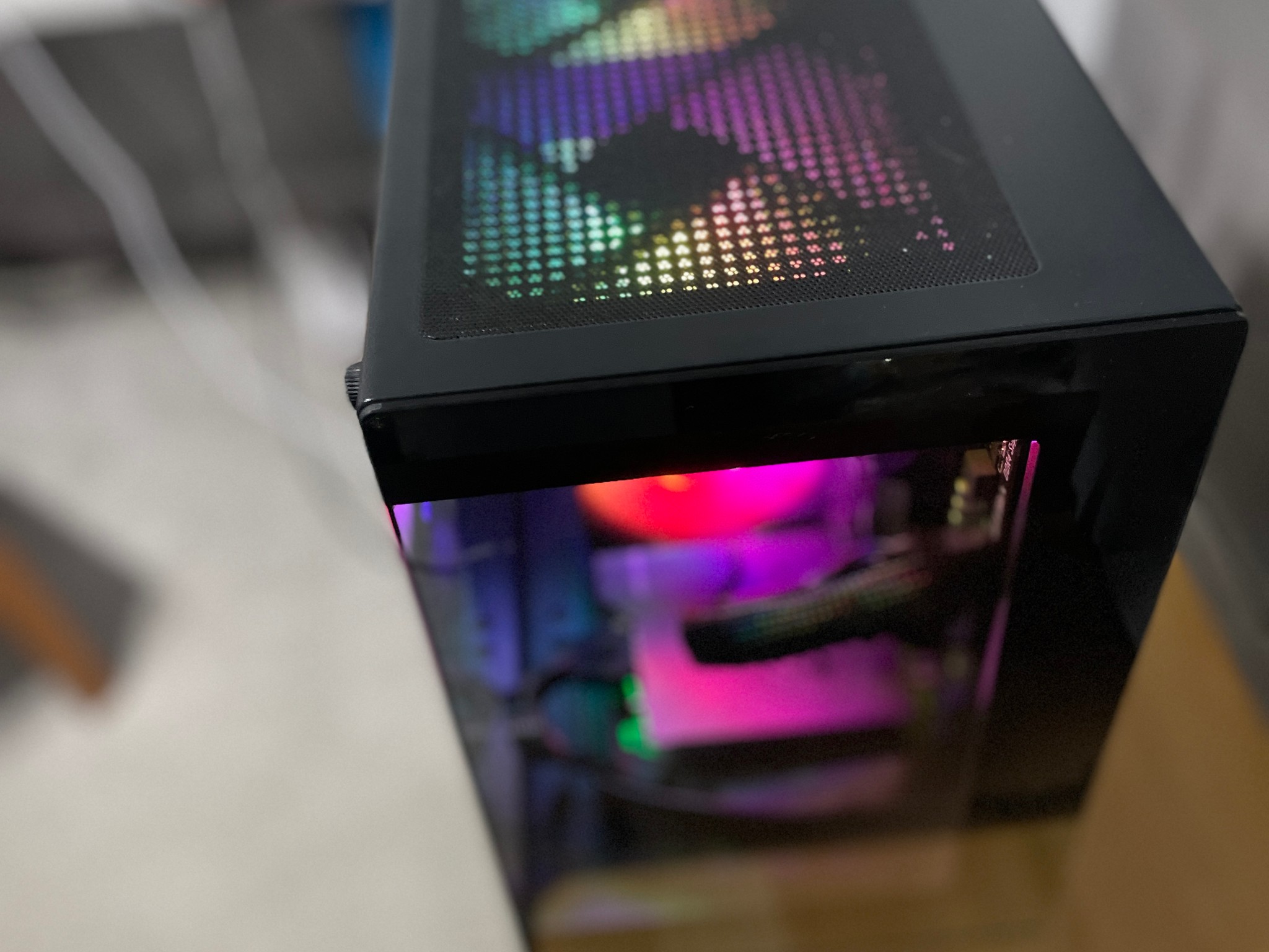 🌑⚡ Night Surge – Ryzen 5 2600X • GTX 1660 Super Gaming PC