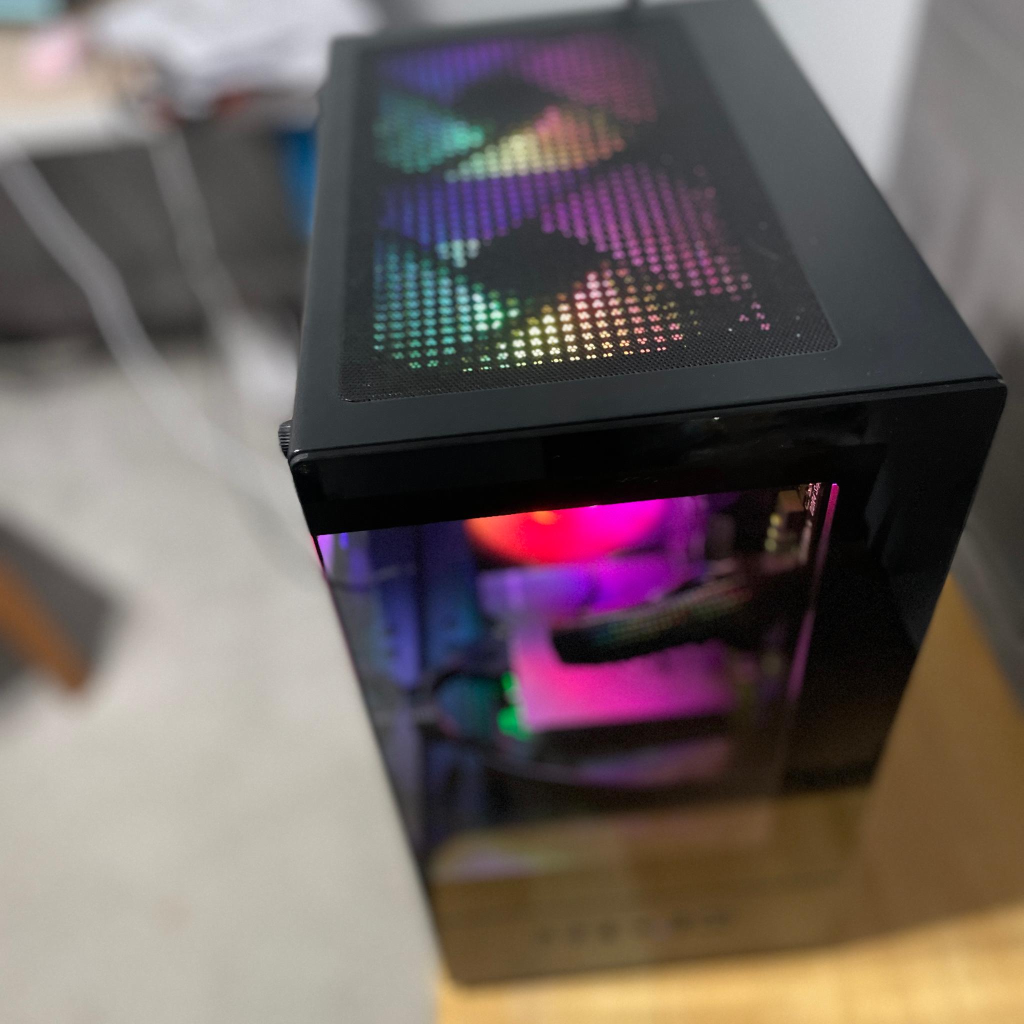 🌑⚡ Night Surge – Ryzen 5 2600X • GTX 1660 Super Gaming PC