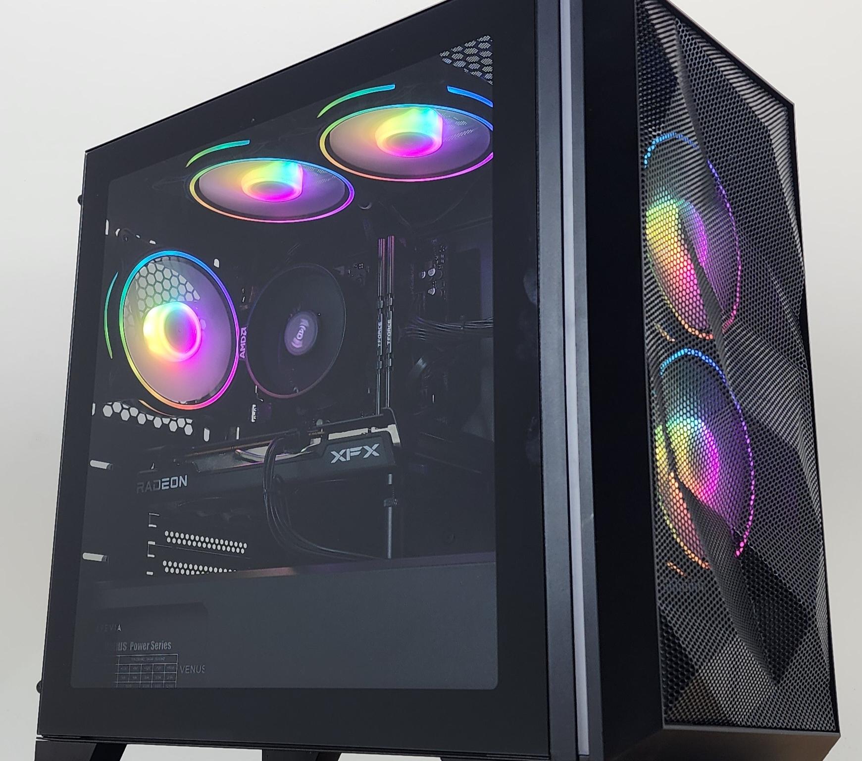 Gaming PC Ryzen 5 5600G 16GB RAM 1TB SSD RX 6500 XT 4GB Windows 11 Computer