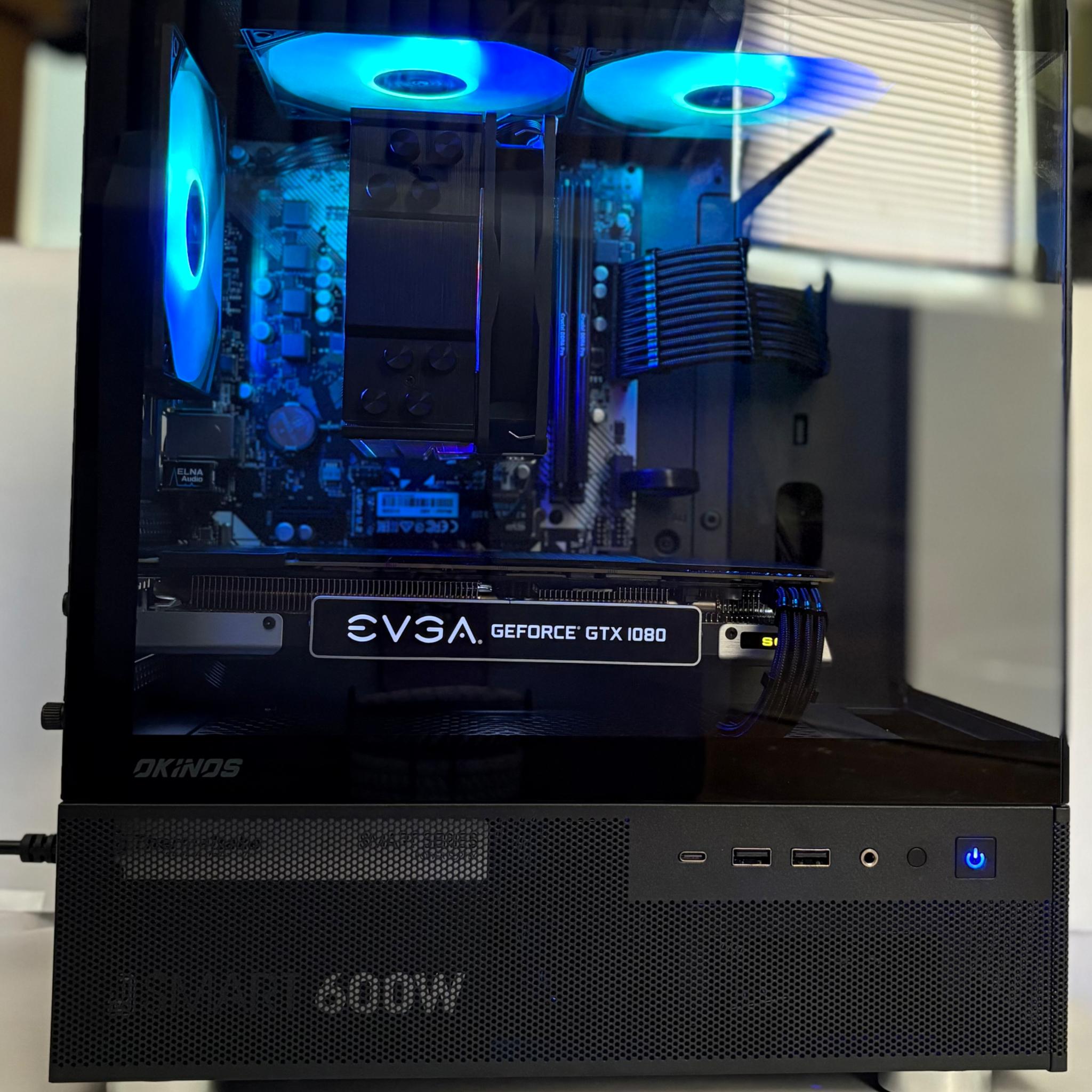 EVGA GTX 1080 | Ryzen 5 3600 | Black Gaming PC