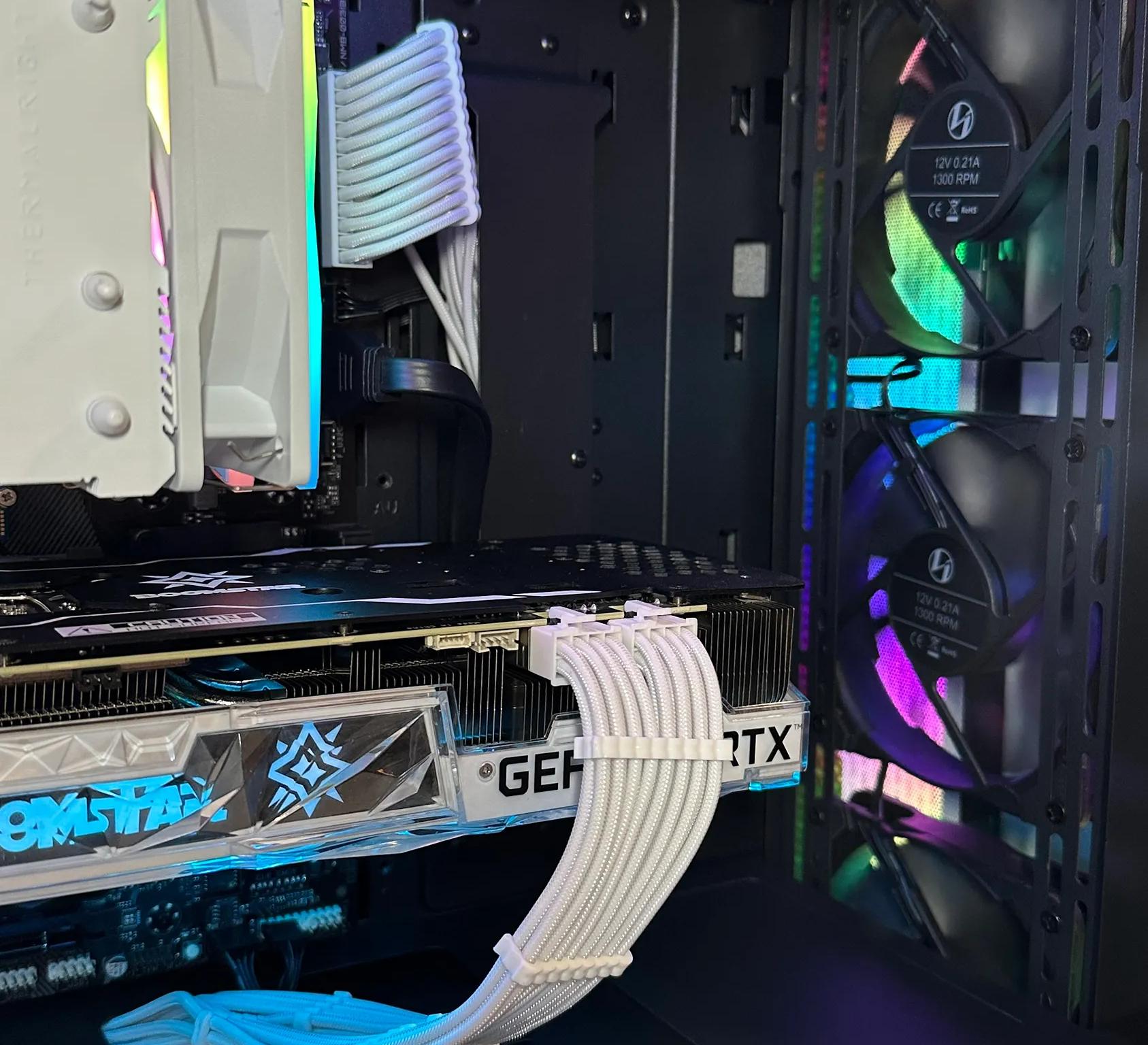 RTX 3070 | Intel i7 11700F | 16GB RAM | 1TB SSD | Custom White Gaming PC WIFI WIN10