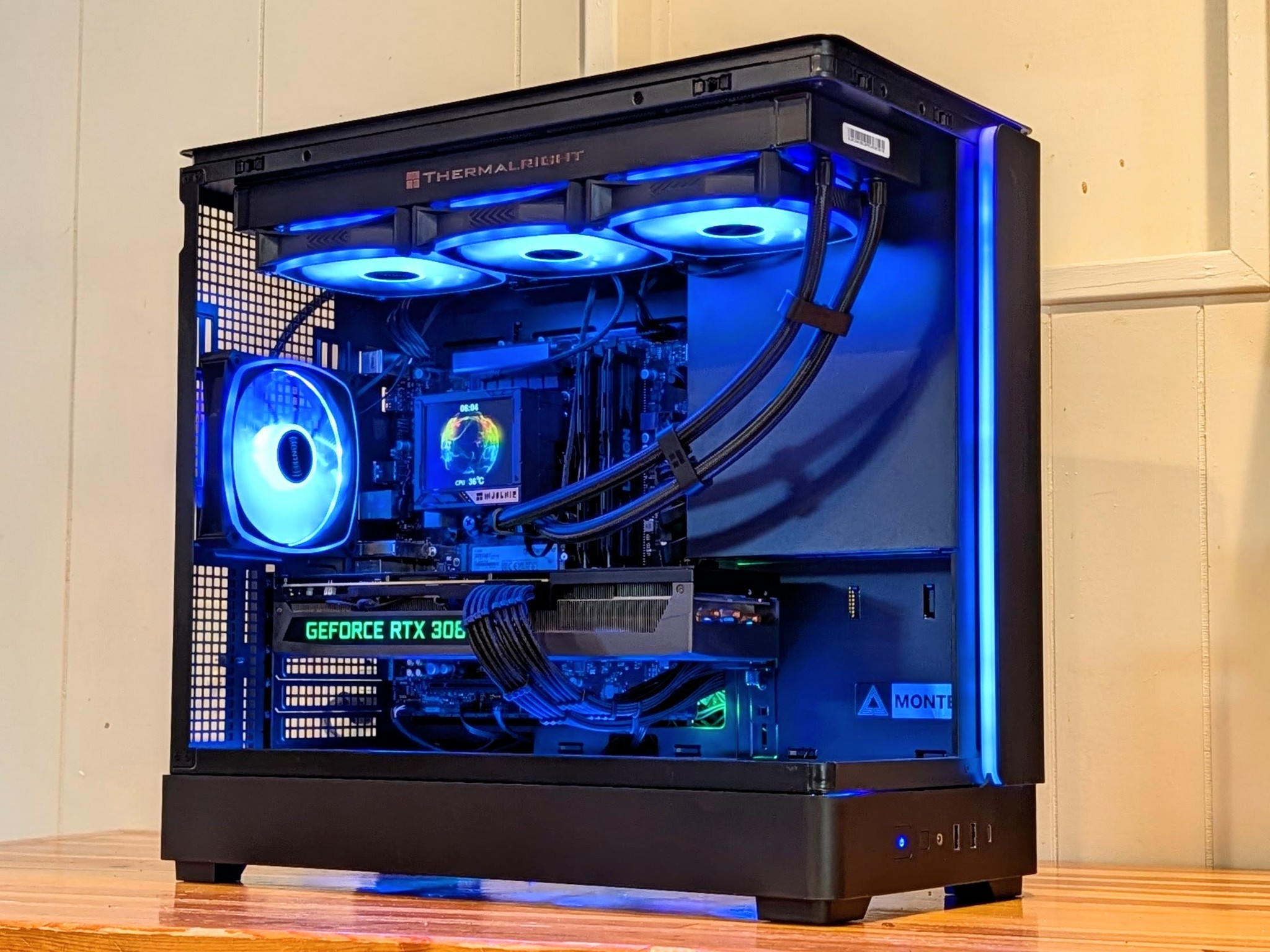 🌈 Intel Core i7-11700K + RTX 3080 Gaming PC | 1440p & 1080p Powerhouse | RGB + LCD AIO