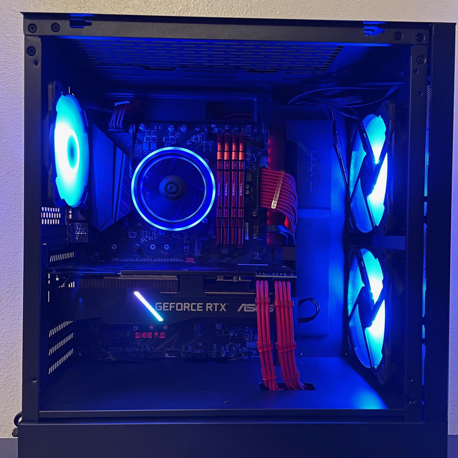 RTX 2070 Super 8gb ~ i5-9400f ~ 16gb RAM ~ 1TB SSD ~ MSI z390 ATX ~ Lian Li 205 Mesh ARGB