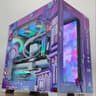 Gaming PC Ryzen 7 7700 16GB RAM 1TB SSD RX 7800 XT 16GB Windows 11 PINK Computer