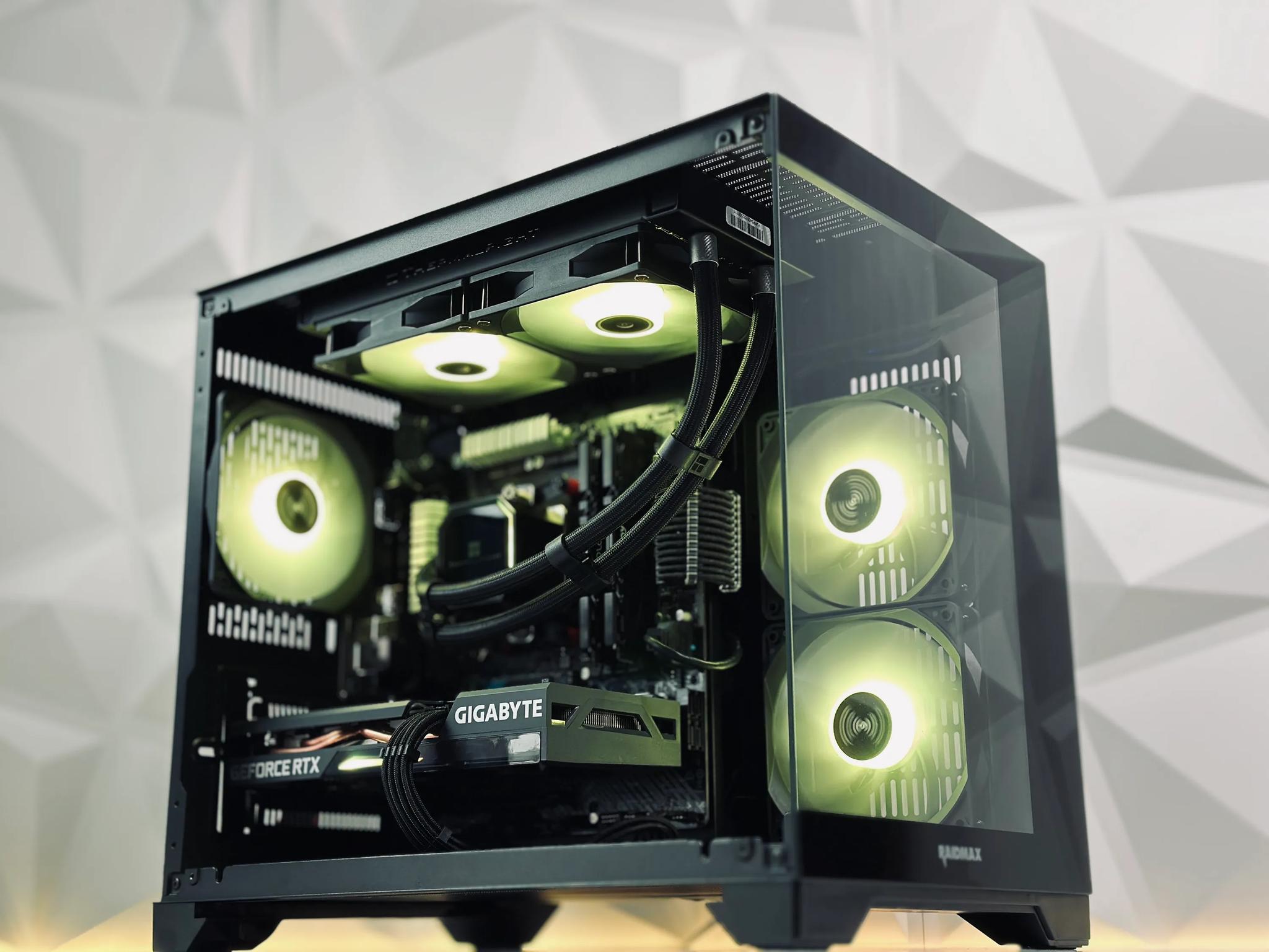 🫧📍Liquid Cooled Gaming PC↔️Nvidia RTX 3060 12GB↔️AMD Ryzen 5 5500 6 core↔️16GB DDR4 ↔️ 500GB SSD