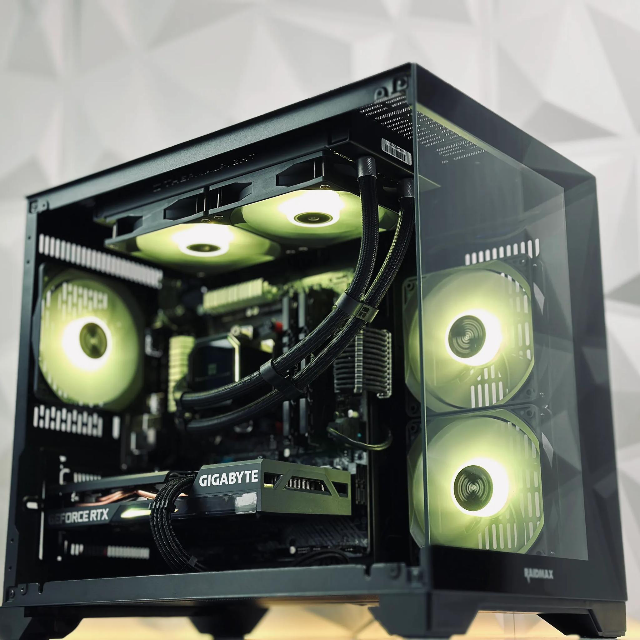🫧📍Liquid Cooled Gaming PC↔️Nvidia RTX 3060 12GB↔️AMD Ryzen 5 5500 6 core↔️16GB DDR4 ↔️ 500GB SSD