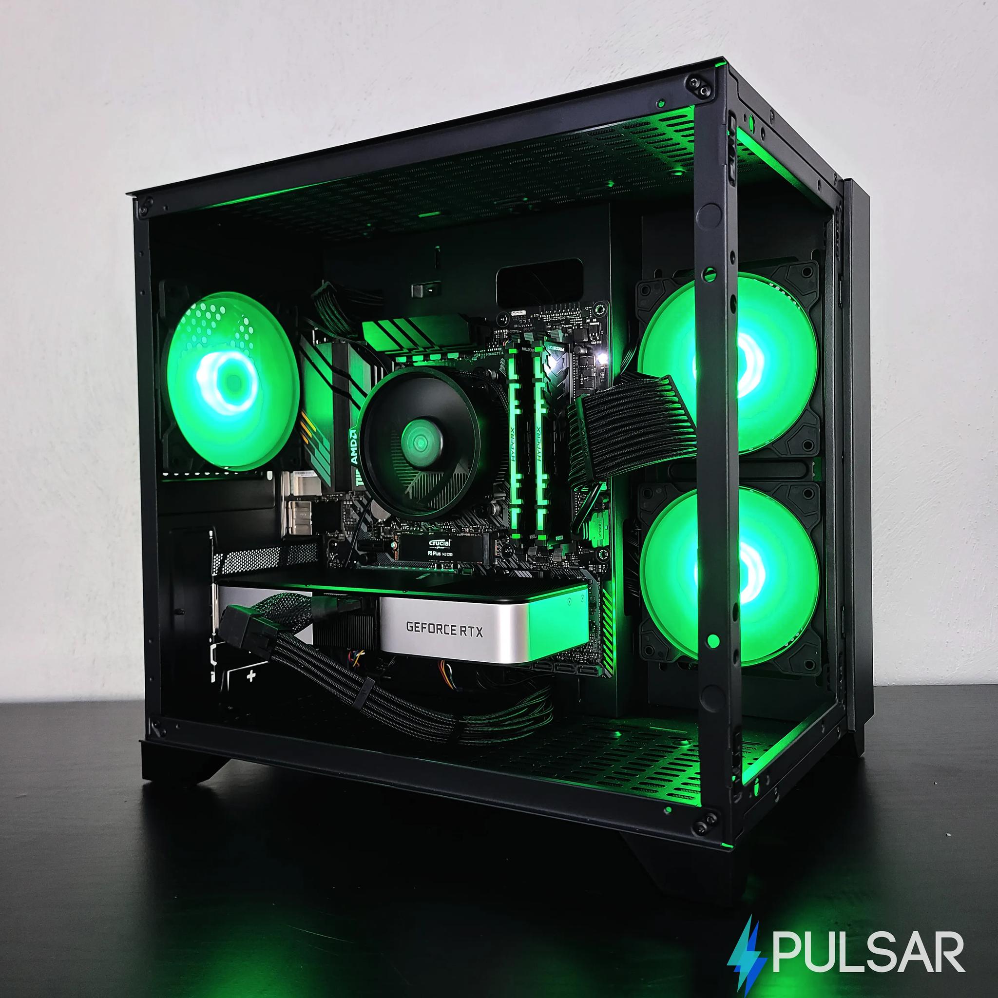 RTX 3060 TI / Ryzen 5 3600 / 32GB RAM ⬛ Midnight Hue ⬛