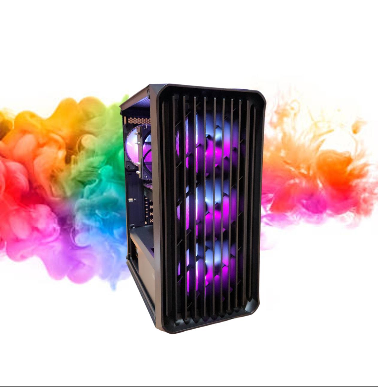 SALE: RTX 2080 Super + Ryzen 5 5500 + 16GBs DDR4 RAM + 1TB SSD + 5 Fans ( Black RGB Gaming PC )