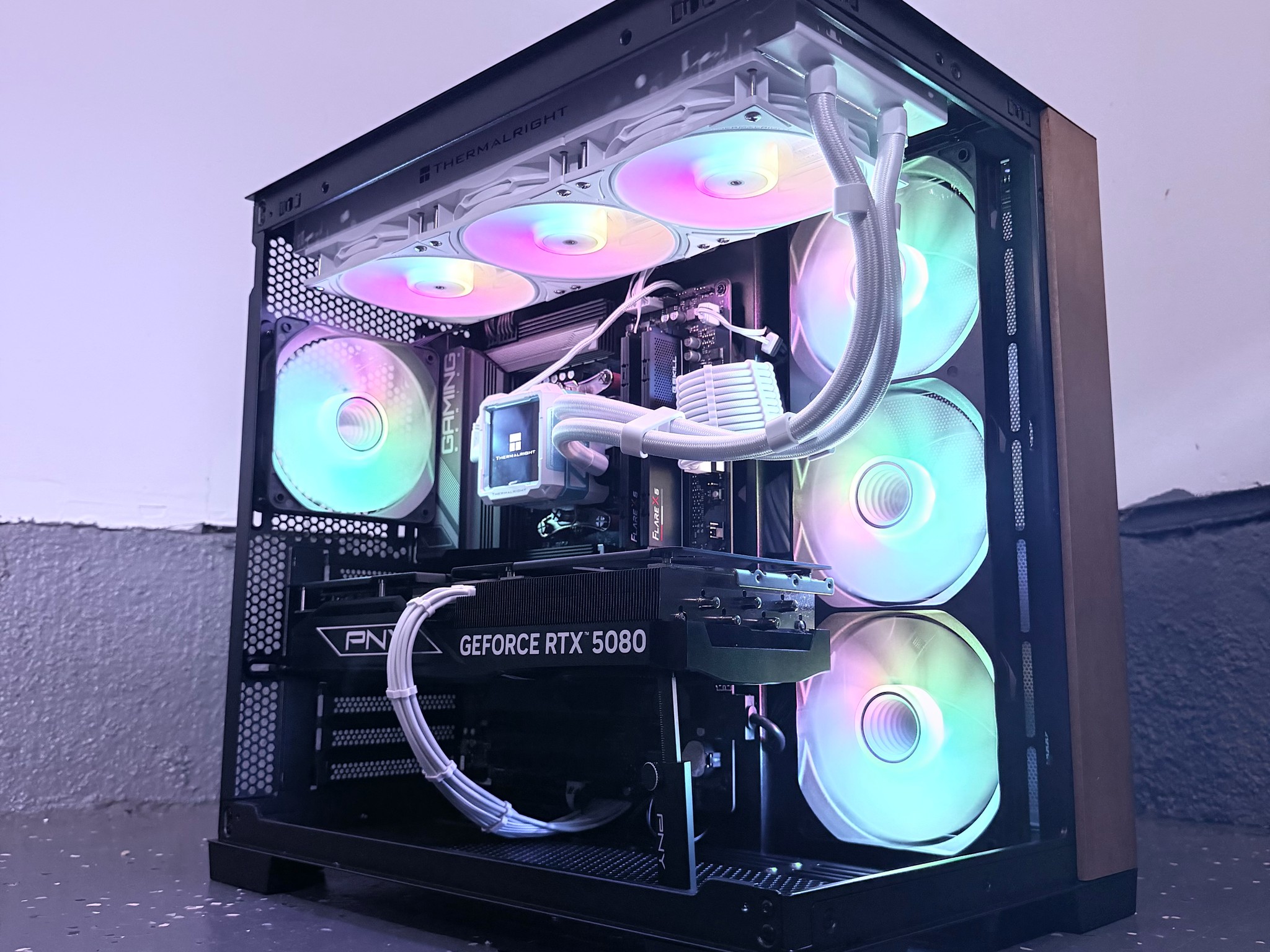 🌈"Astral Timber"🪵| 4k Gaming | RTX 5080 16GB | Ryzen 7 7800X3d | 32B DDR5 Ram | 2TB Storage