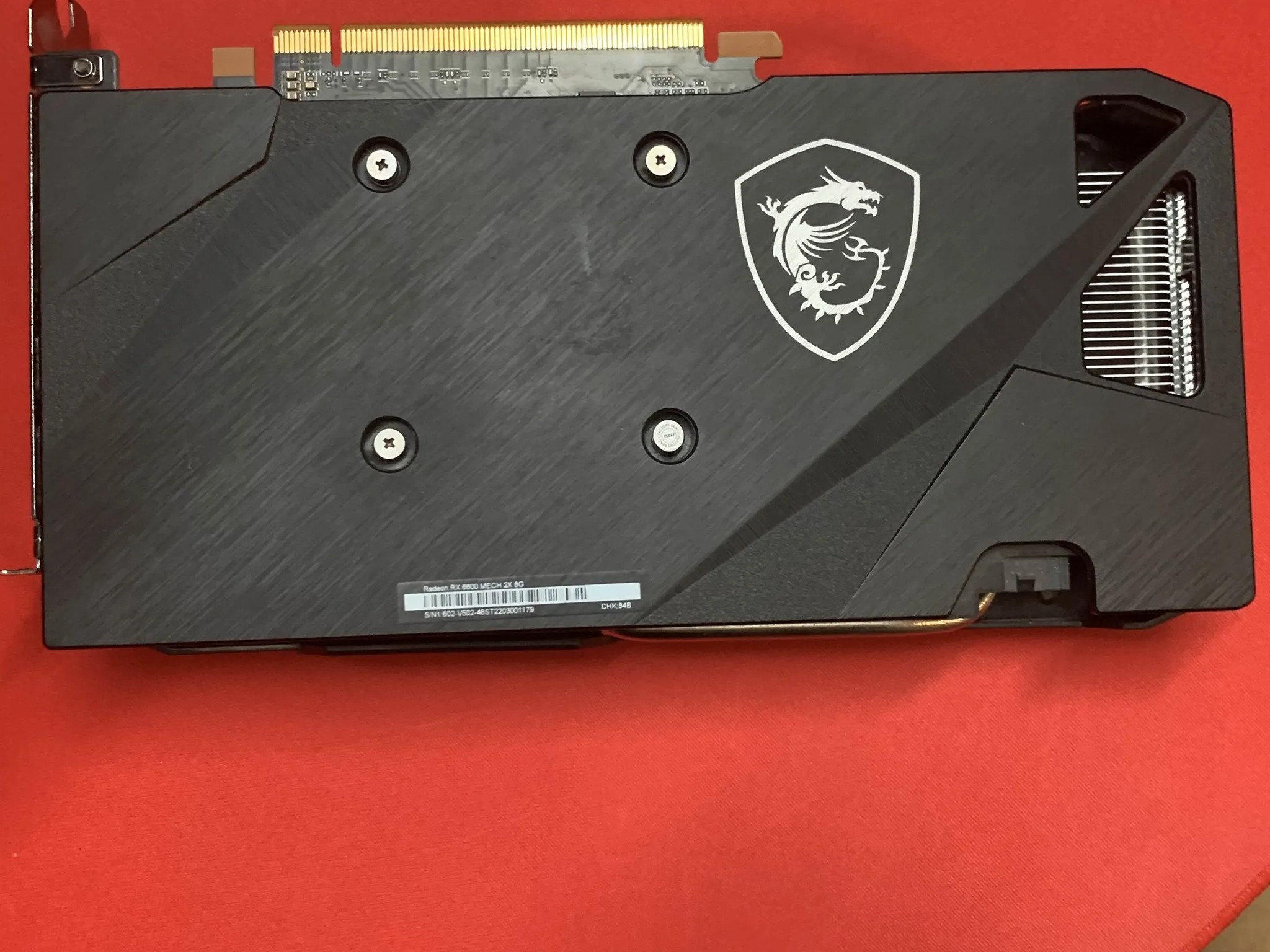 MSI Radeon RX 6600 MECH 2X OC 8GB GDDR6 Graphics Card