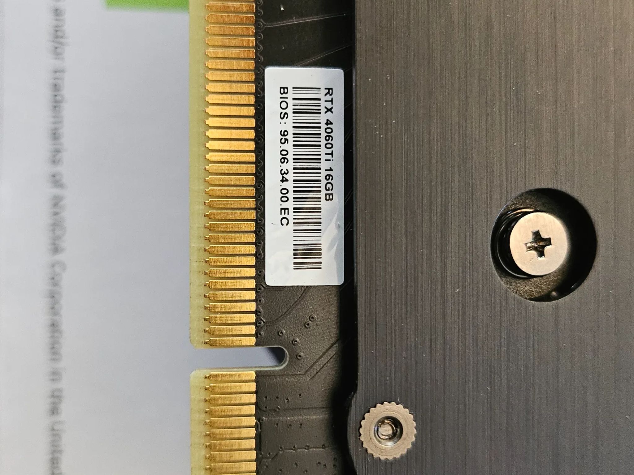 PNY RTX 4060ti 16GB