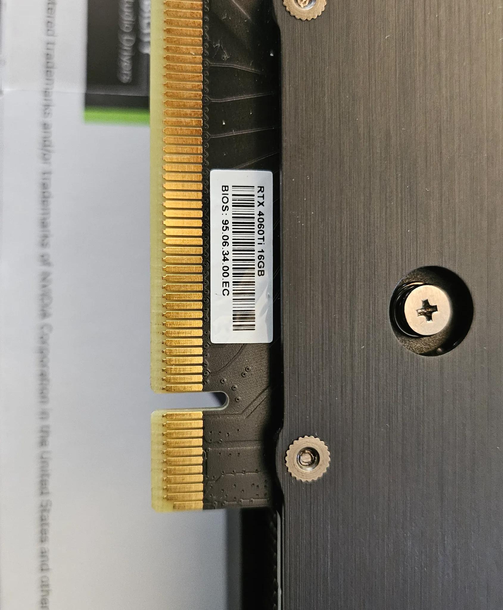 PNY RTX 4060ti 16GB