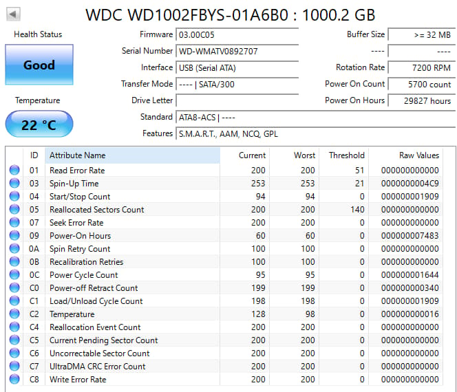 Western Digital 1TB HDD