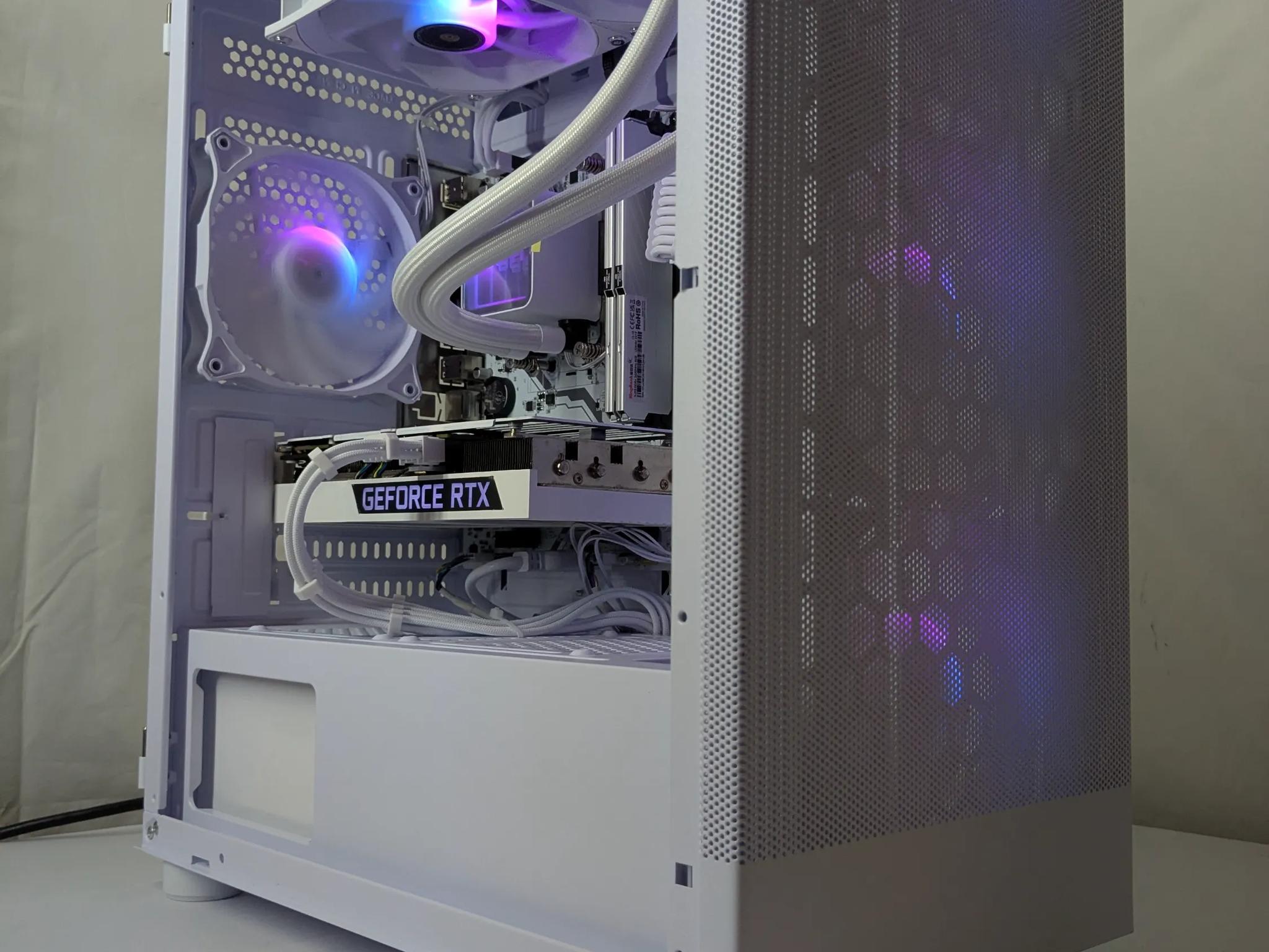 🔥 Whiteout Gaming Beast – RTX 3060Ti | 16GB DDR4 | 240mm AIO 🔥