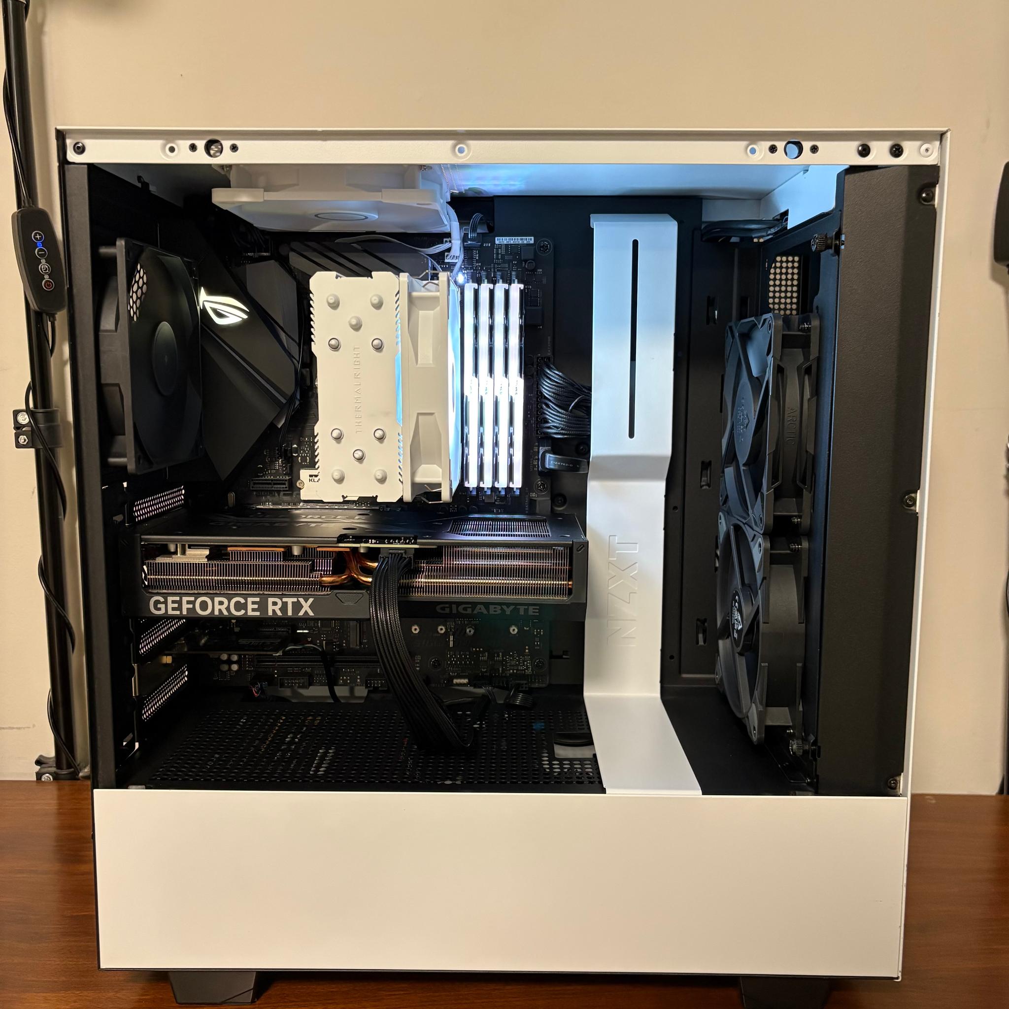 RTX 4070TI | Ryzen 5 5600X | 32GB DDR4 | 1TB NVMe | 850W Gold ATX 3.1 | NZXT H510 White