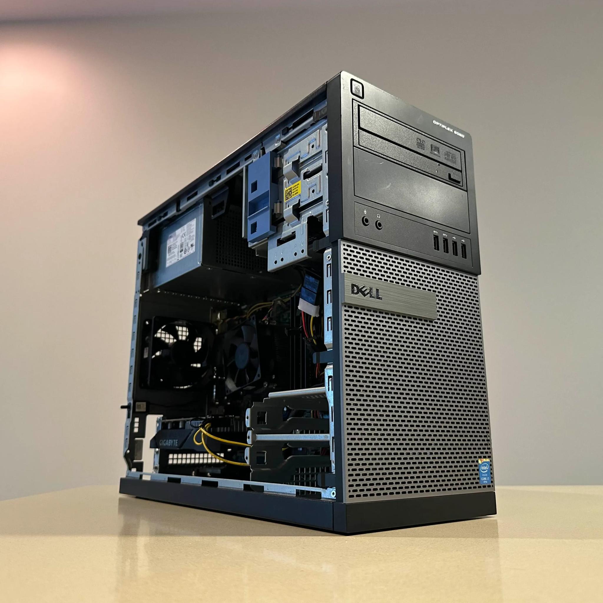 Starter Gaming PC – Intel Core i7-4790S | Gigabyte NVIDIA GTX 1650 OC | 16GB RAM | 1TB SSD | Win10