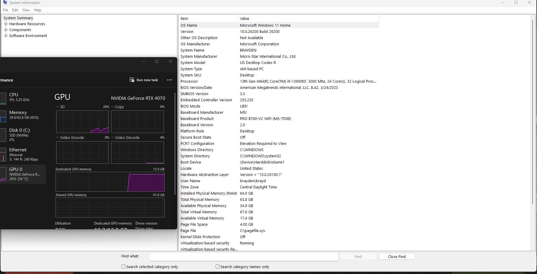 GeForce RTX 4070 Super Custom Gaming PC - Core i9-13900KF, 1TB SSD