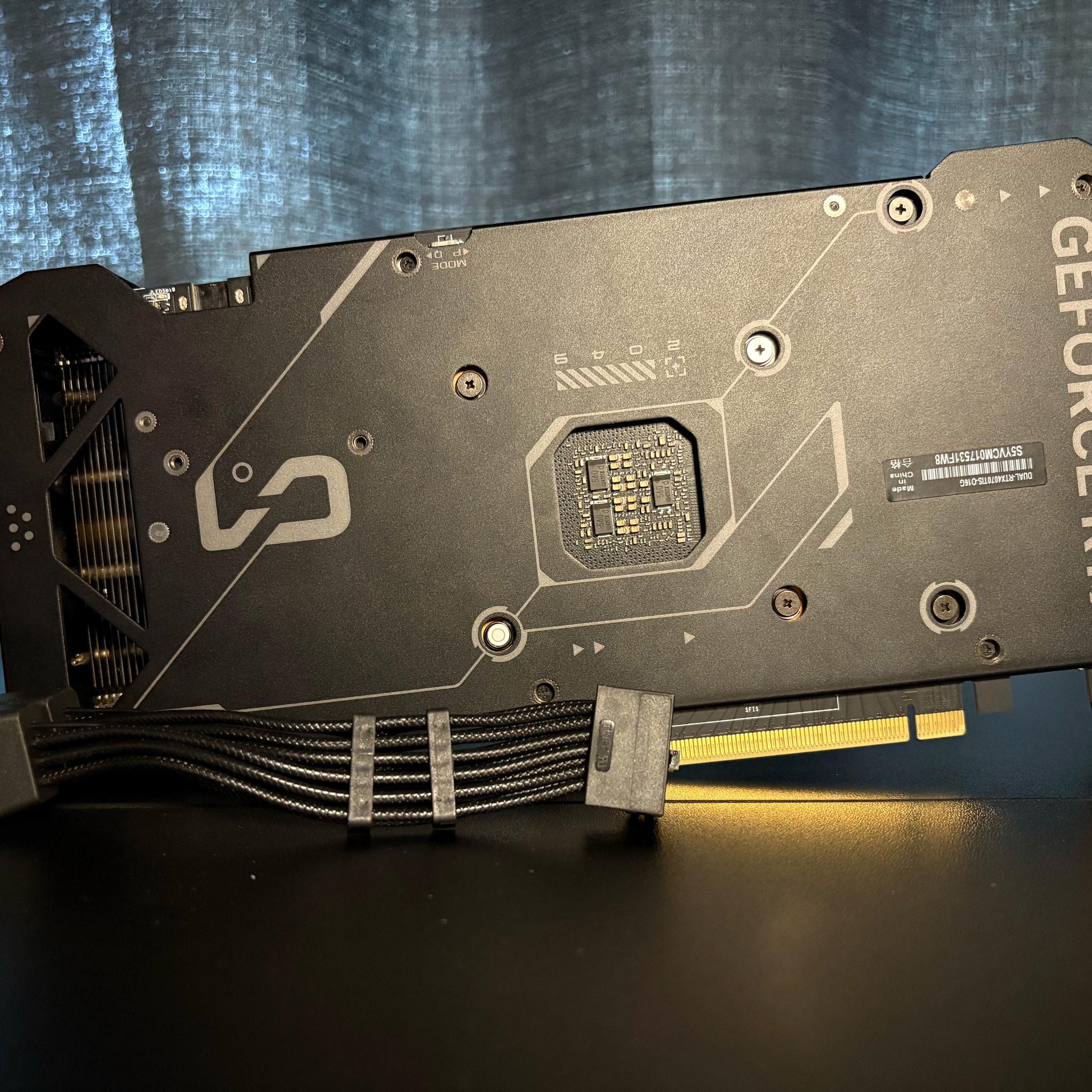 ASUS Dual RTX 4070 Ti Super OC Edition 16GB GDDR6X Fully Tested, Benchmarked, Stable Temps