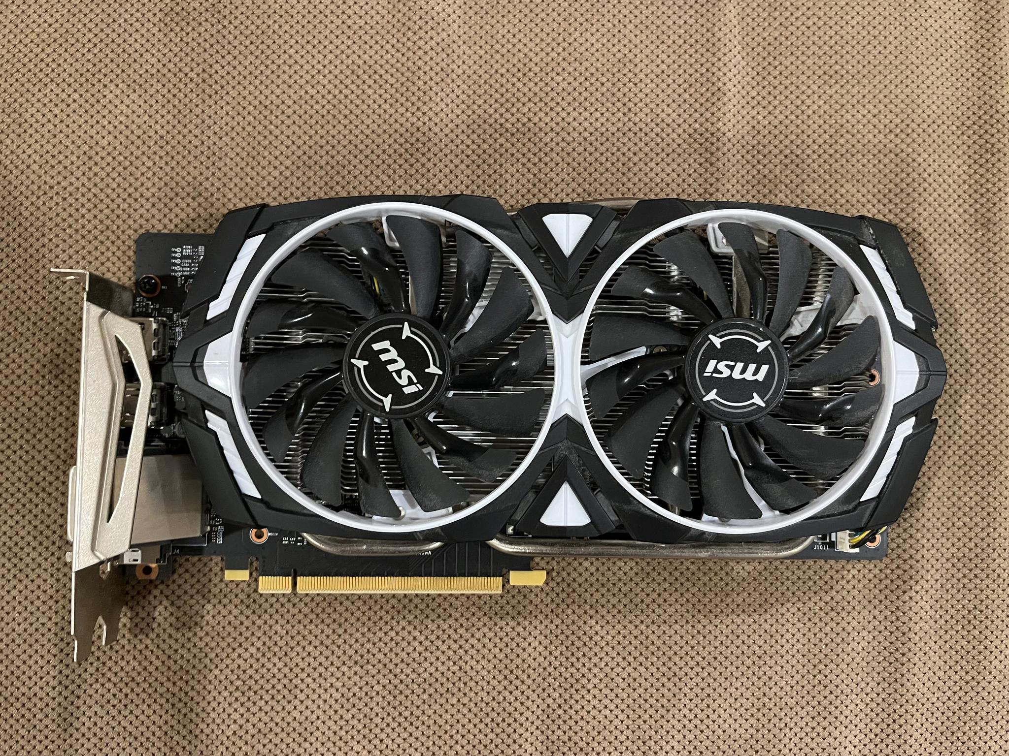 MSI Armor GTX 1060 3GB GPU