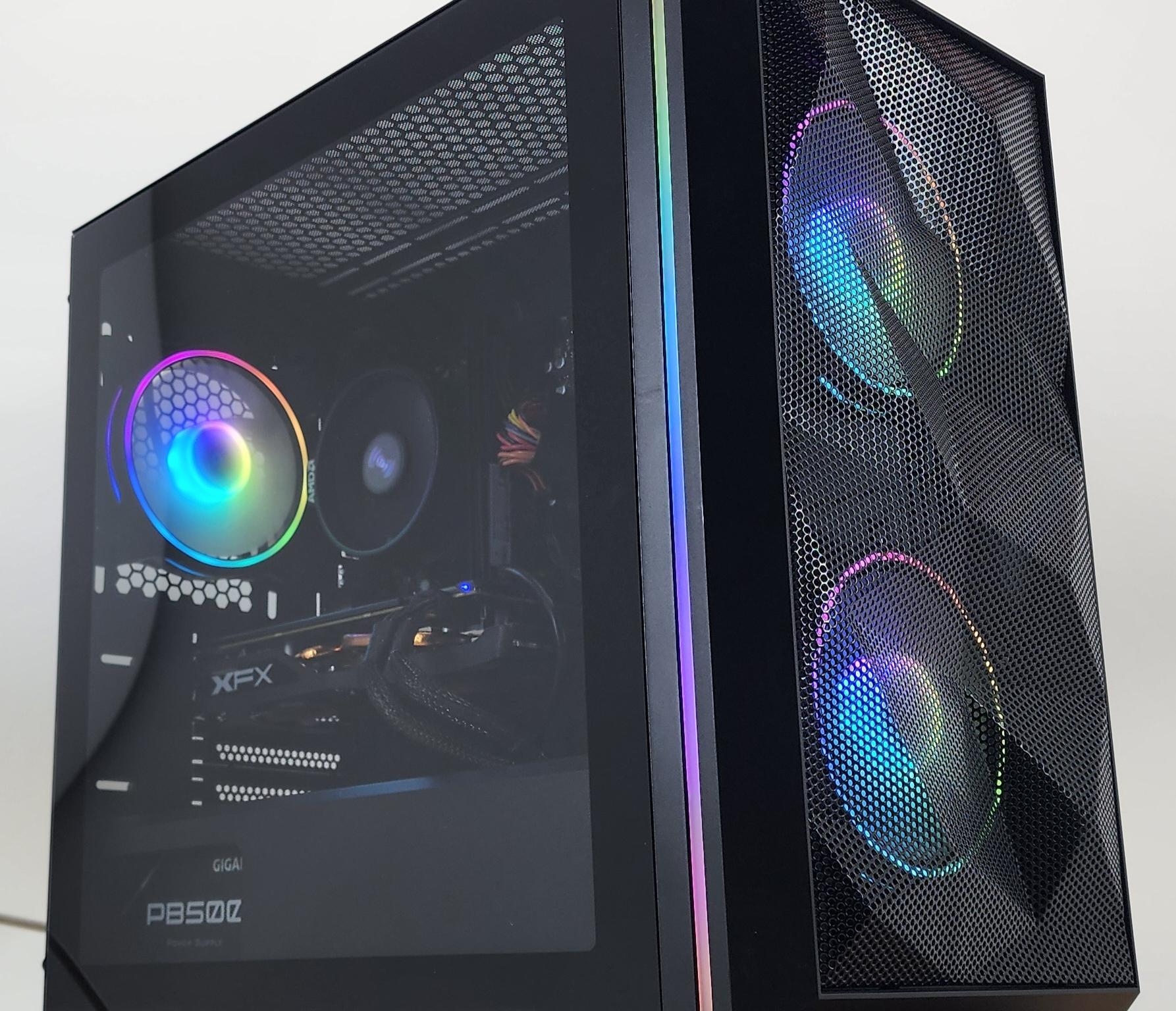 Gaming PC Ryzen 3 4100 16GB RAM 500GB SSD RX 580 8GB Windows 11 Computer