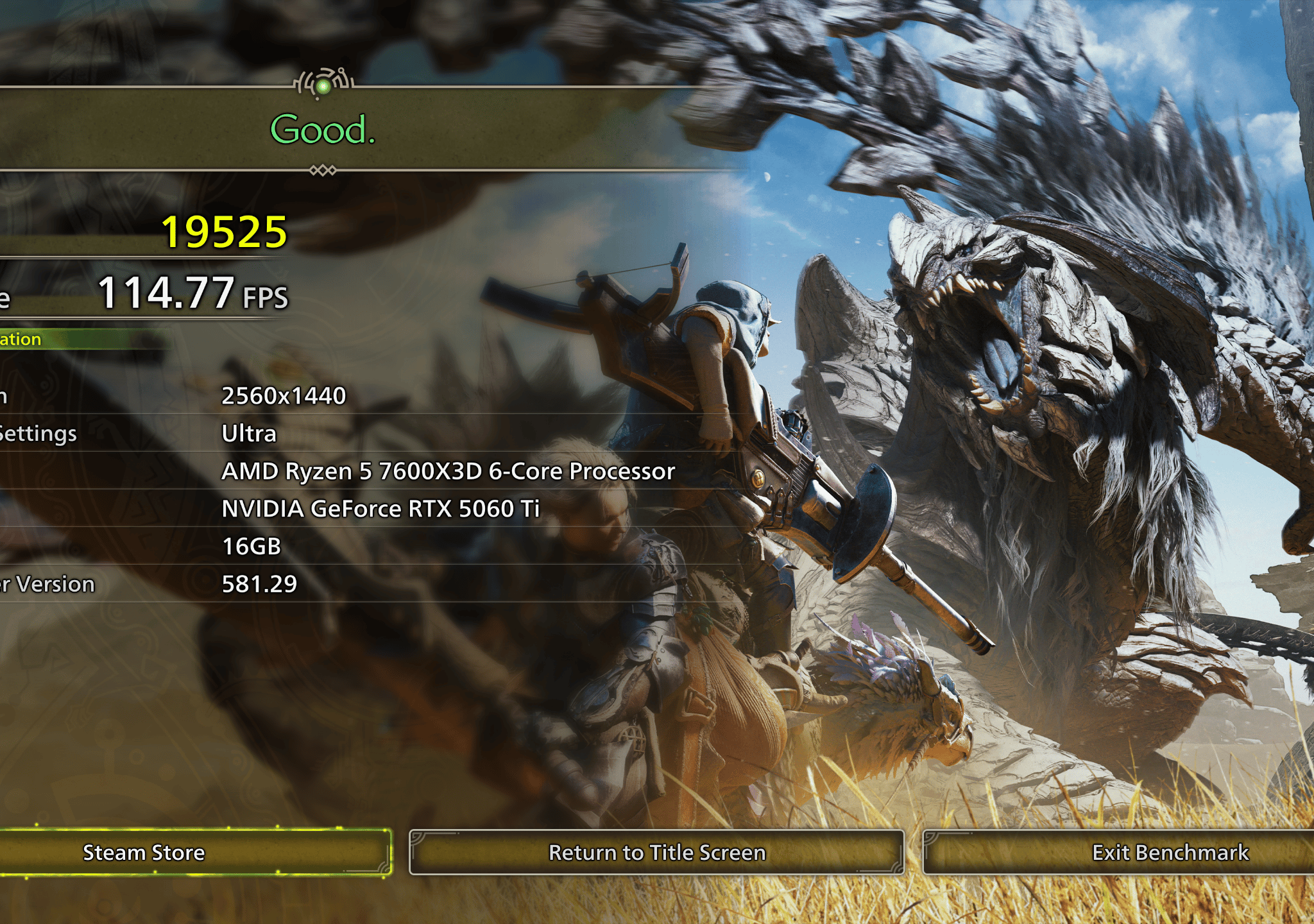 Ryzen 5 7600X3D | RTX 5060 Ti 16GB