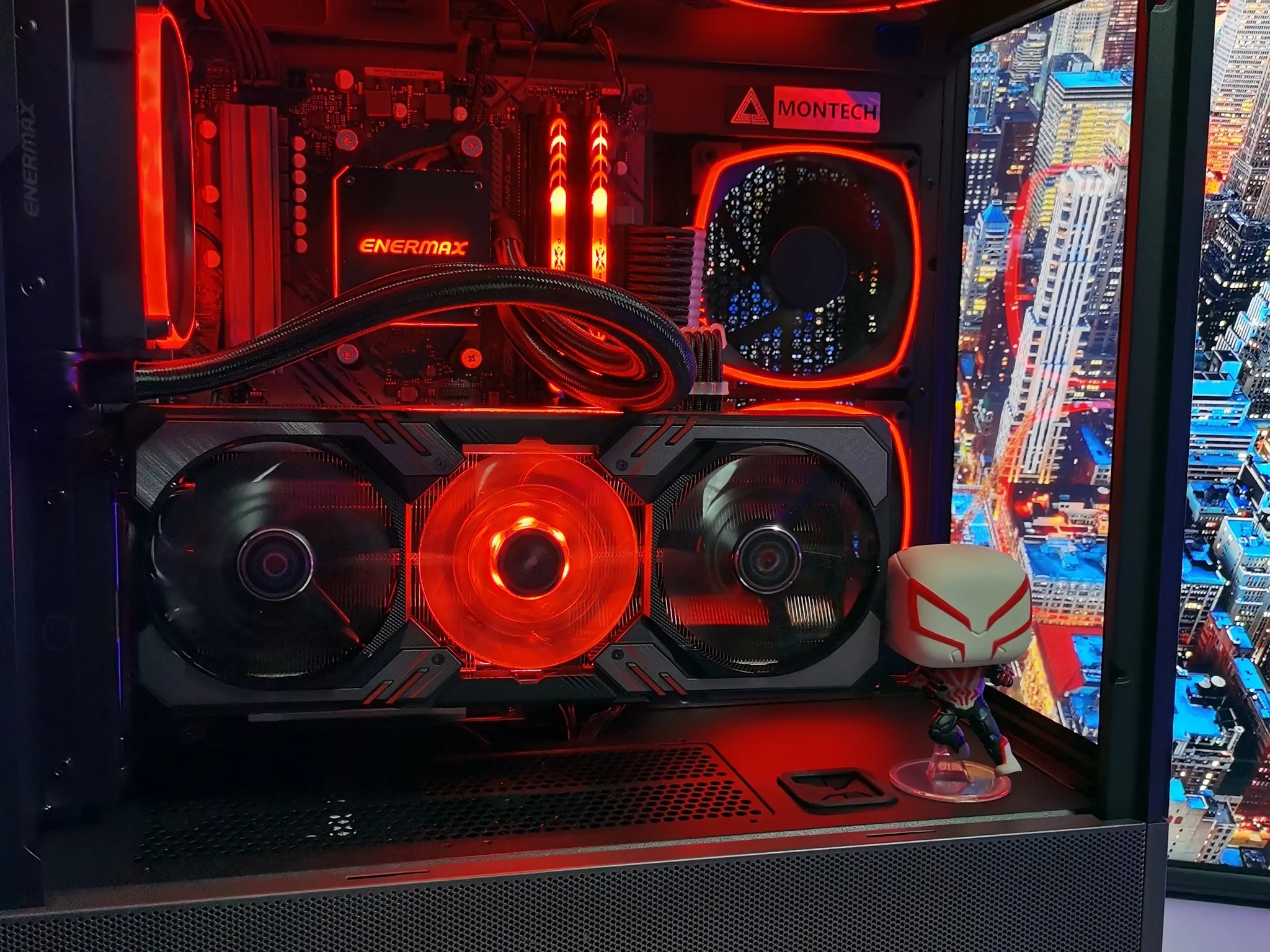 🕸️🕷️Spiderman🕸️🕷️-Gaming PC-AMD  RX 6750 XT 12GB-AMD Ryzen 7 5700G 8-Core-32GB DDR4-1TB NVME
