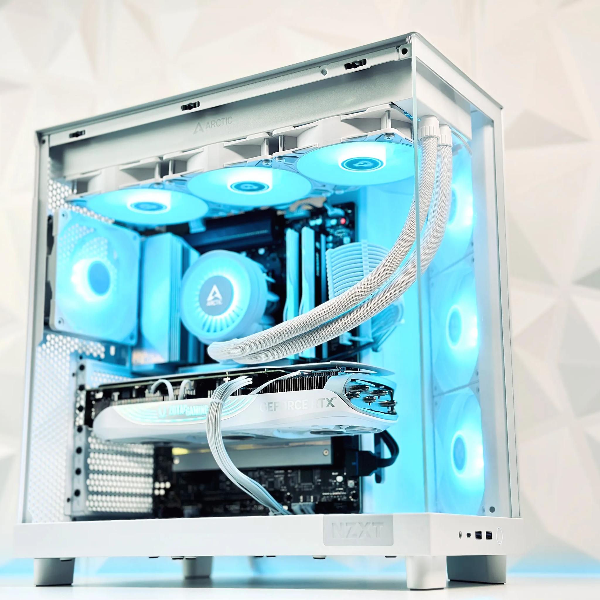 ❄️🤍🐻‍❄️Artic⚪Nvidia RTX 4070 Ti Super 16GB⚪Intel i9 12900KF 16 core⚪32GB DDR5⚪1TB NVME