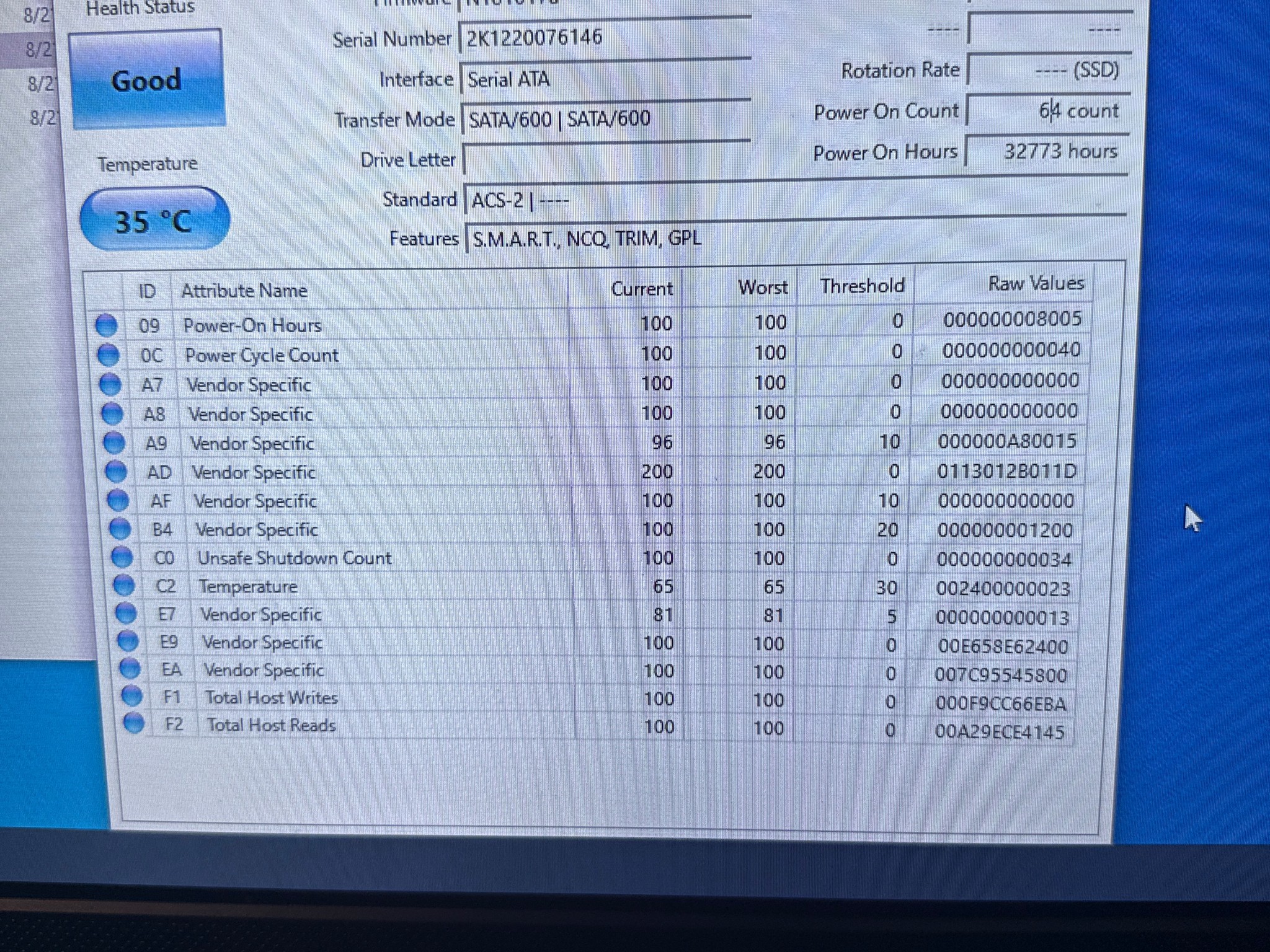 Adata 960GB SSD