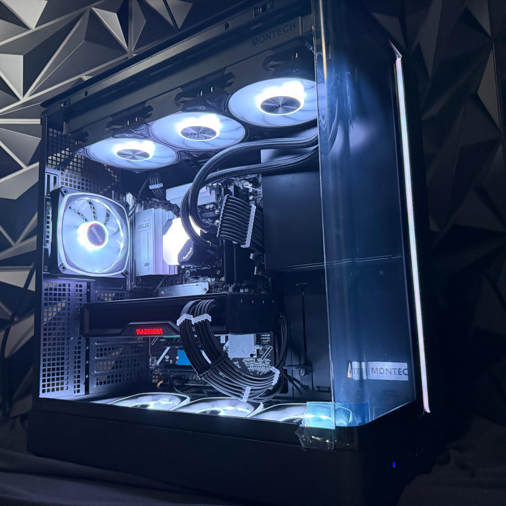 🌊🖤 BLACK OCEAN 🖤🌊Ryzen 7 7700X| RX 6950XT| 32 GB DDR5| 1.5 TB NVMe| 850W PSU