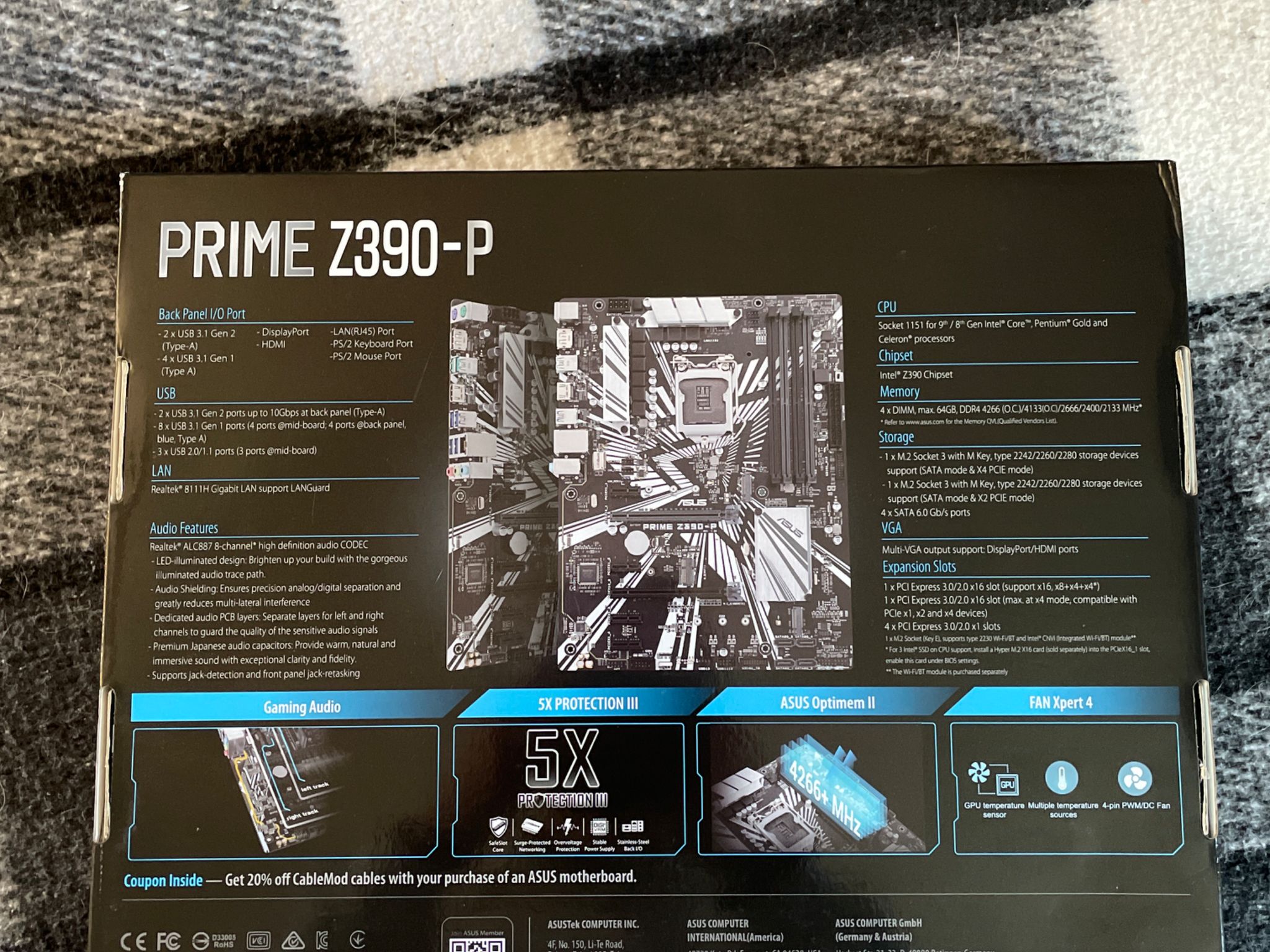 ASUS Prime Z390-P