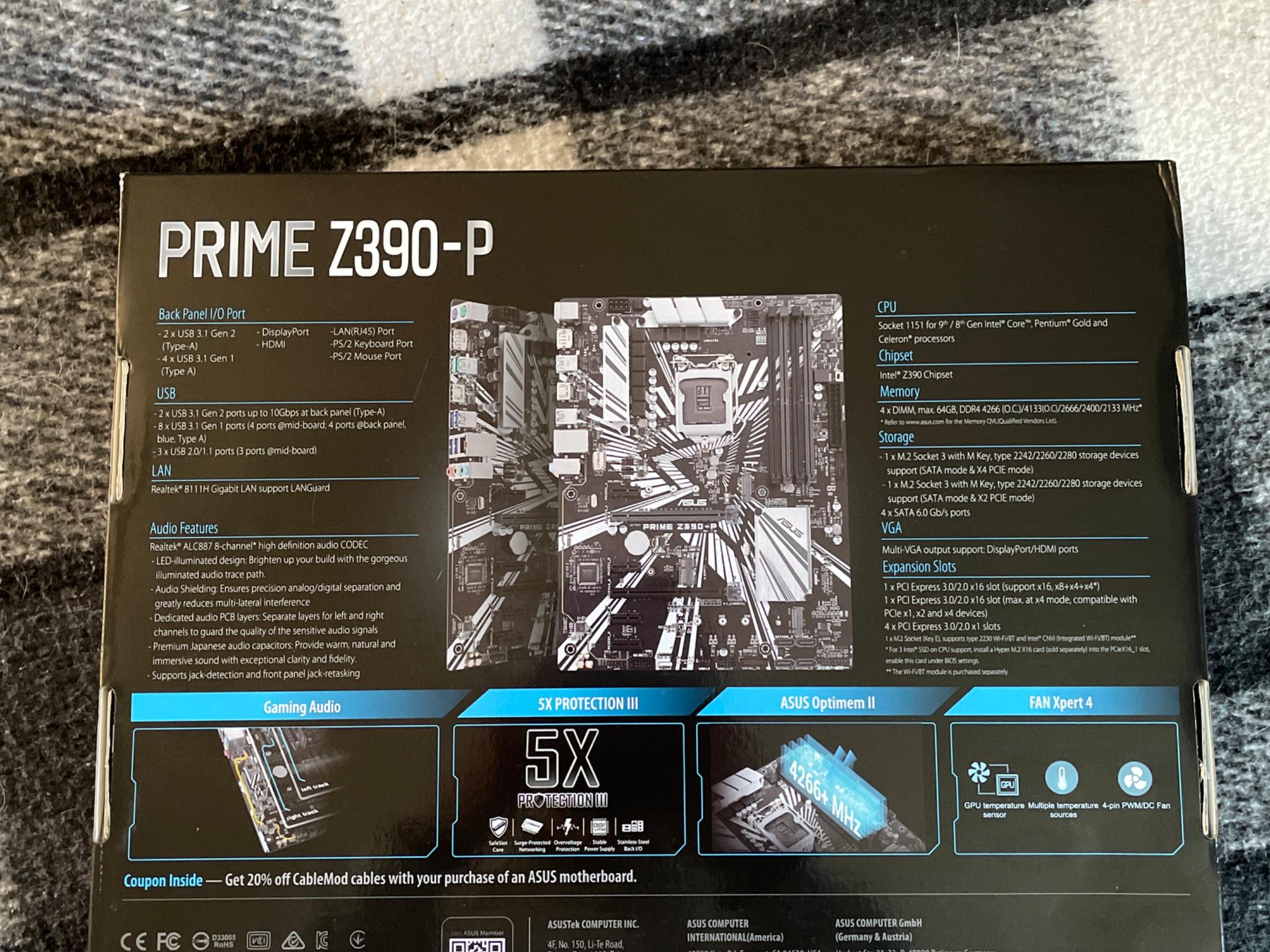 ASUS Prime Z390-P