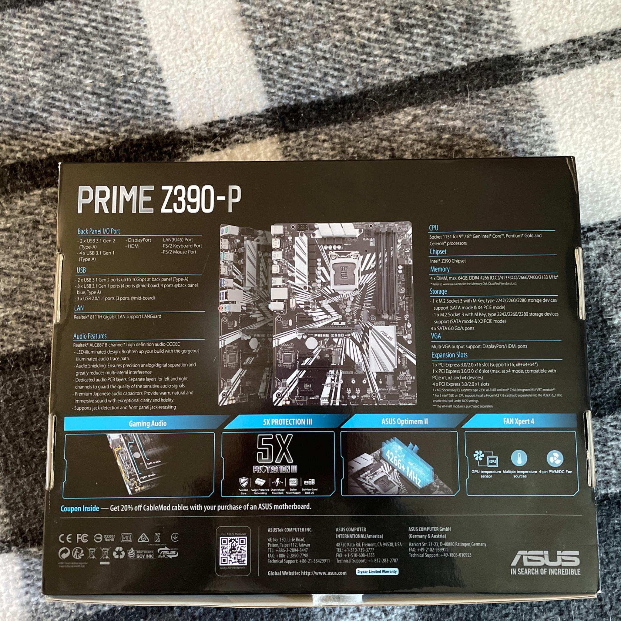 ASUS Prime Z390-P