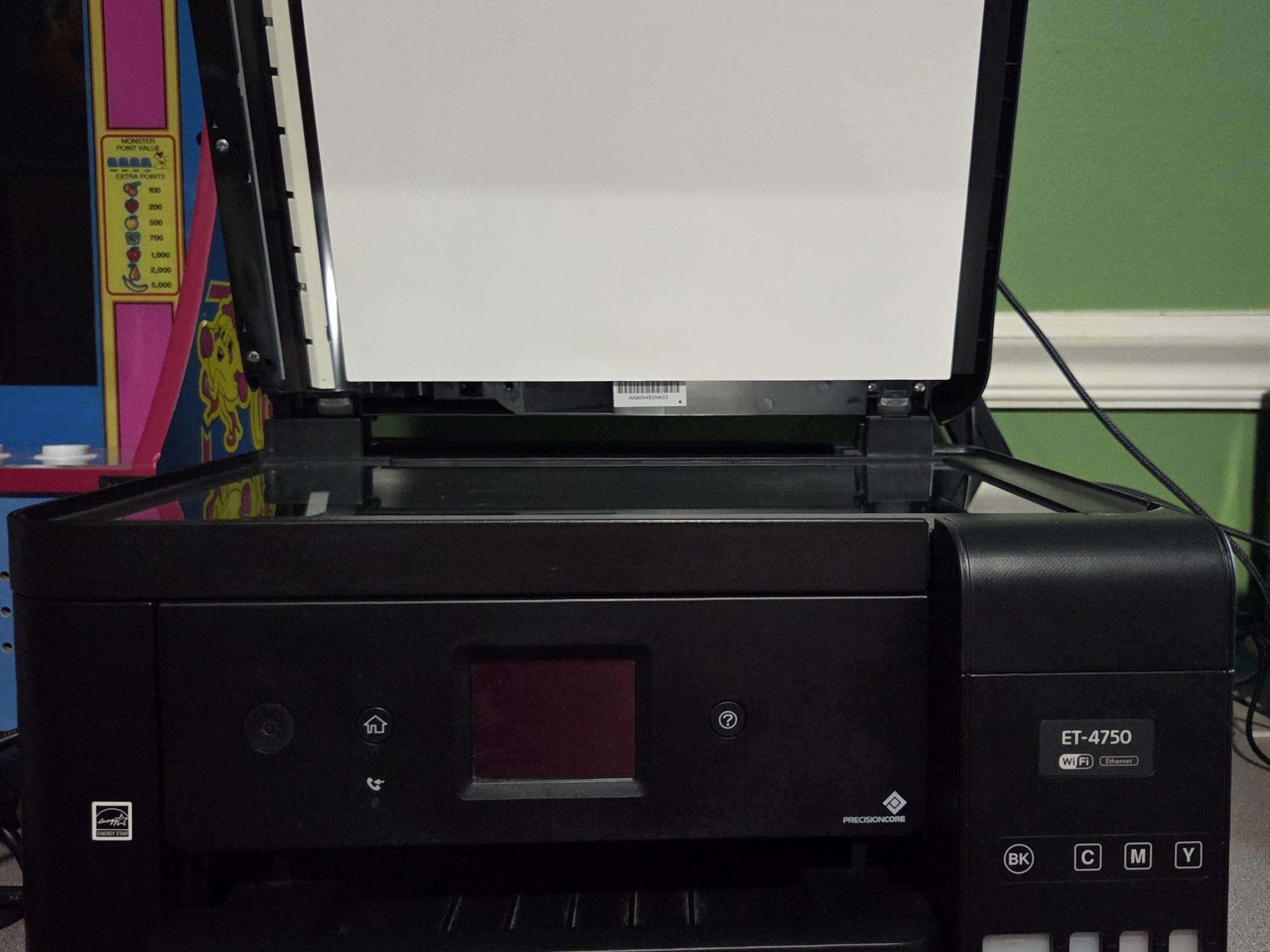 Epson ET-4750 Printer All in one Eco Tank & 4 bottles of ink READ AD
